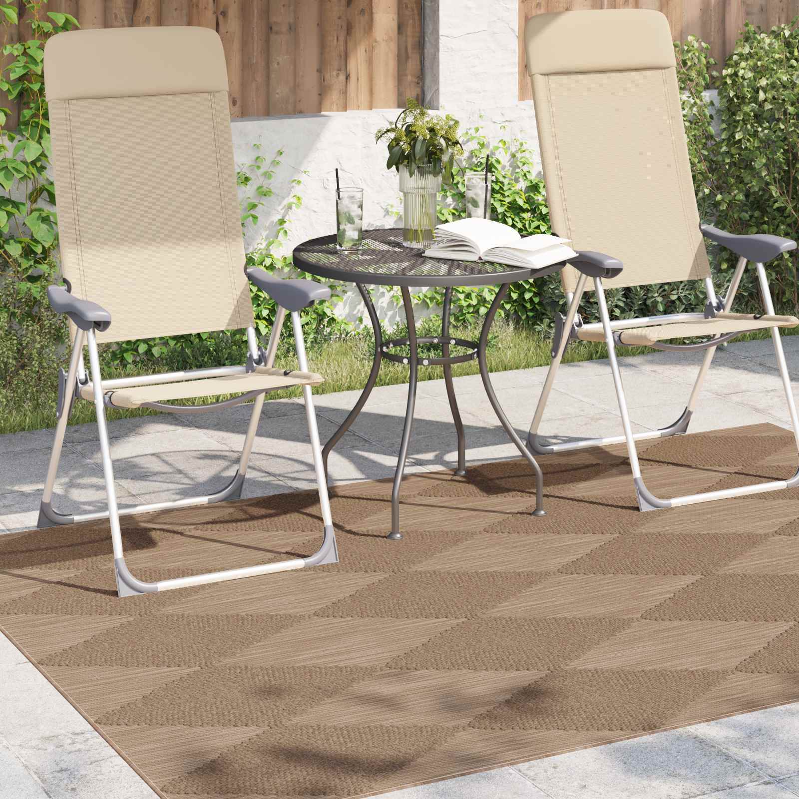 Vloerkleden Rechthoekig AGIRA Naturel 230 x 160 cm Polyester is nu te koop bij PeponiXL, paradijselijk wonen!