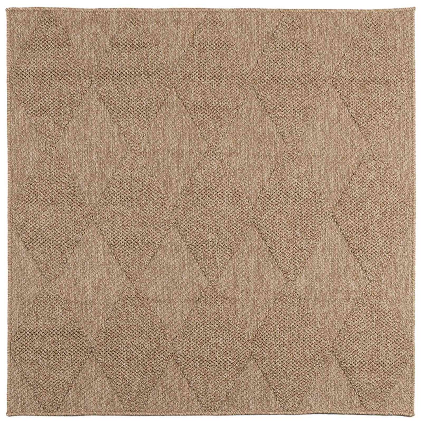 Vloerkleden Vierkant AGIRA Naturel 200 x 200 cm Polyester is nu te koop bij PeponiXL, paradijselijk wonen!