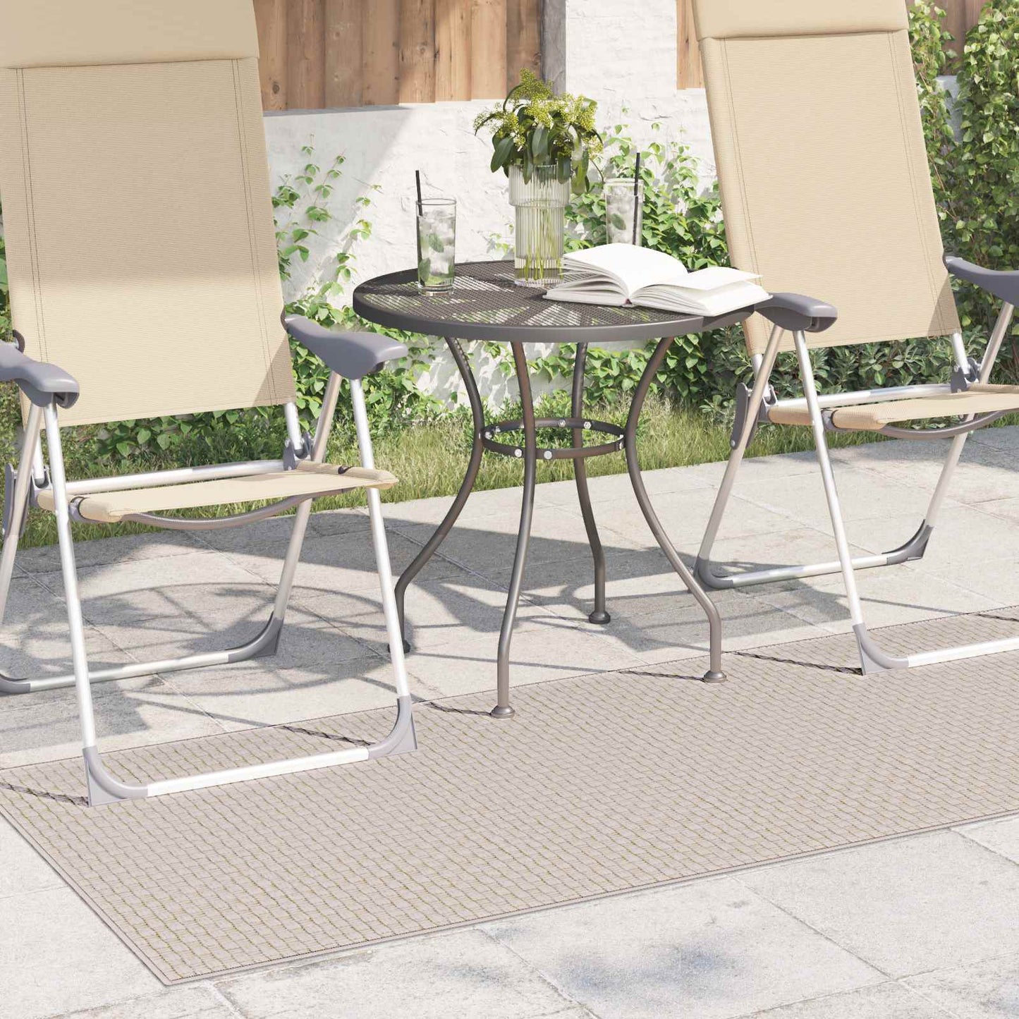 Vloerkleden Rechthoekig FARO Crème 150 x 80 cm Polyester is nu te koop bij PeponiXL, paradijselijk wonen!