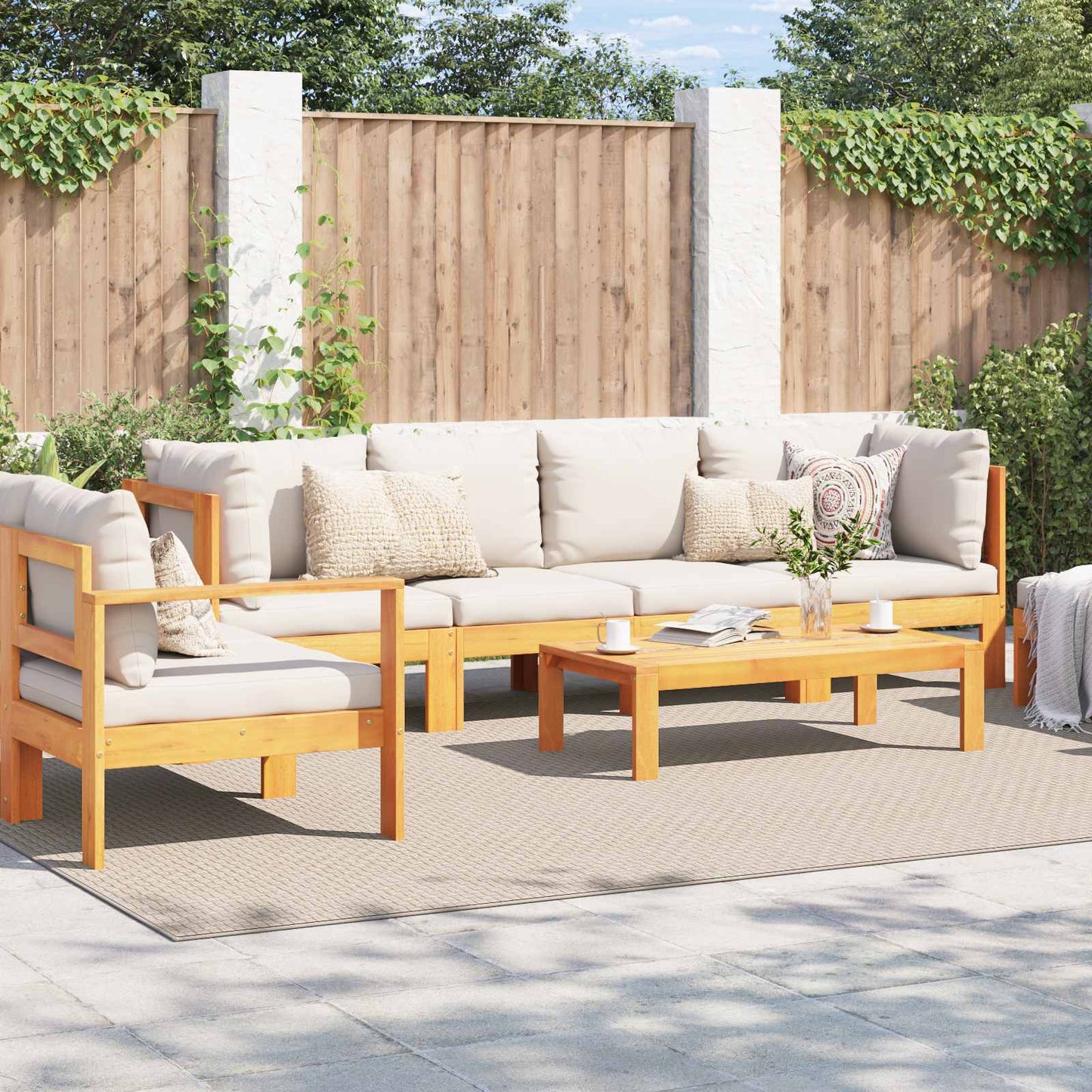 Vloerkleden Rechthoekig FARO Crème 280 x 200 cm Polyester is nu te koop bij PeponiXL, paradijselijk wonen!