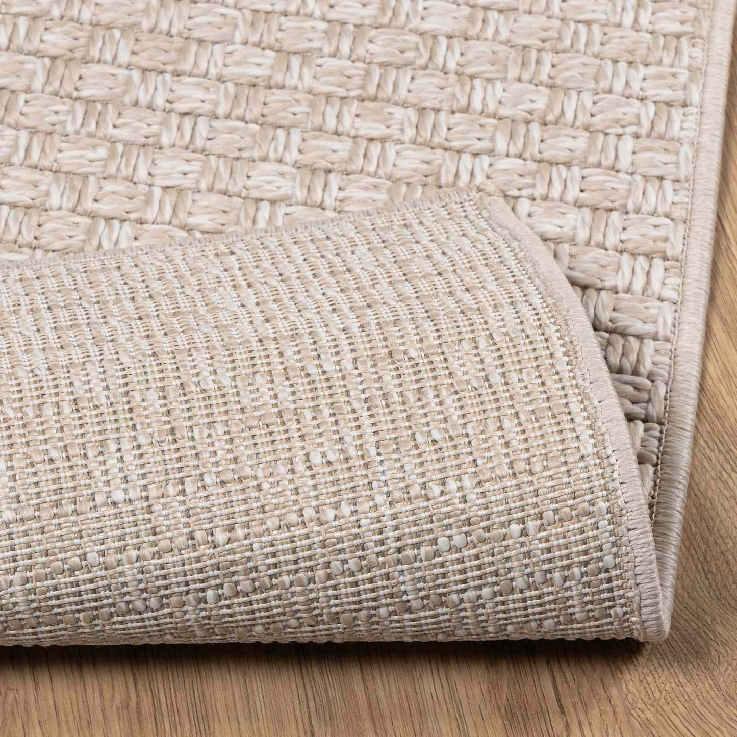 Vloerkleden Vierkant FARO Crème 120 x 120 cm Polyester is nu te koop bij PeponiXL, paradijselijk wonen!