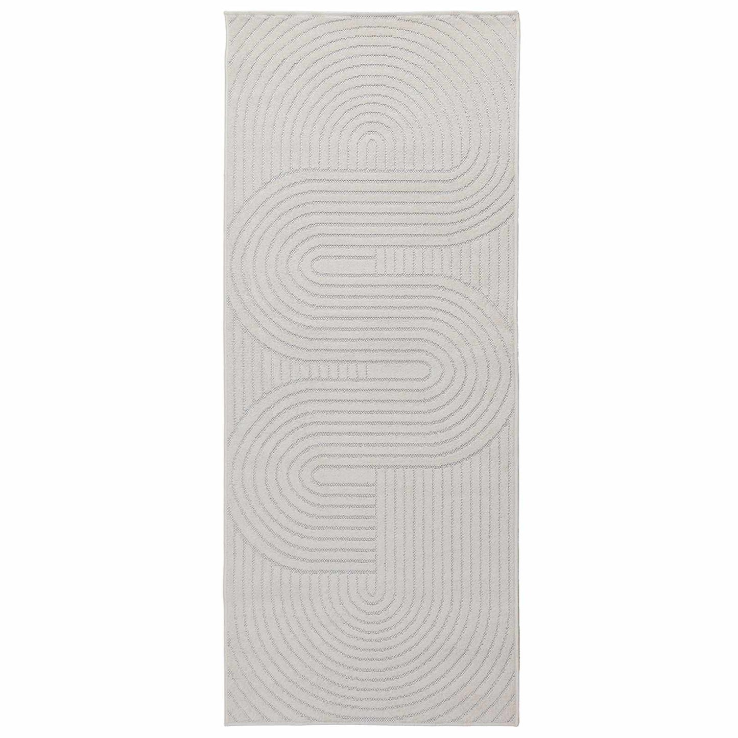 Vloerkleden Rechthoekig PALMERAS Crème 200 x 80 cm Polyester is nu te koop bij PeponiXL, paradijselijk wonen!