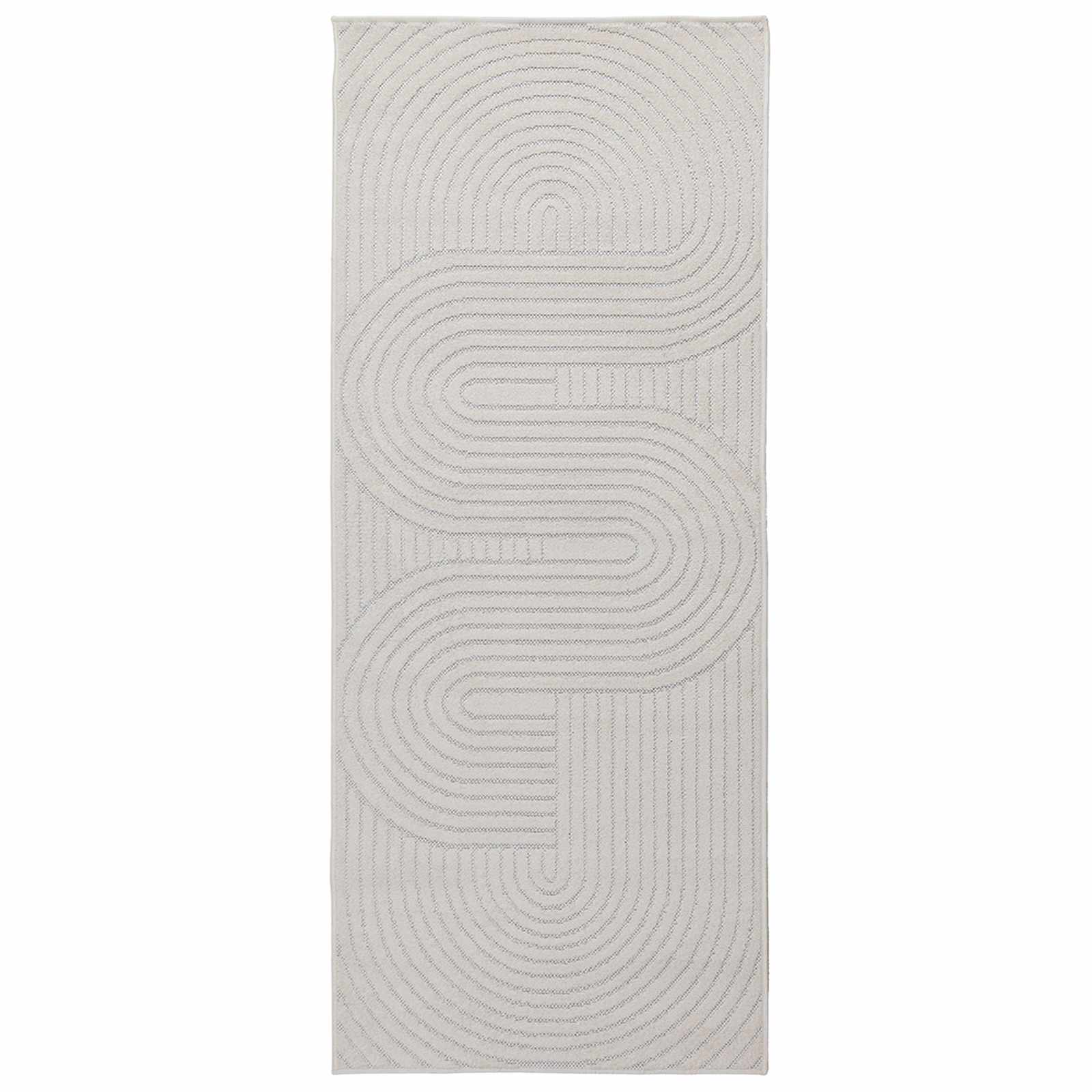 Vloerkleden Rechthoekig PALMERAS Crème 200 x 80 cm Polyester is nu te koop bij PeponiXL, paradijselijk wonen!