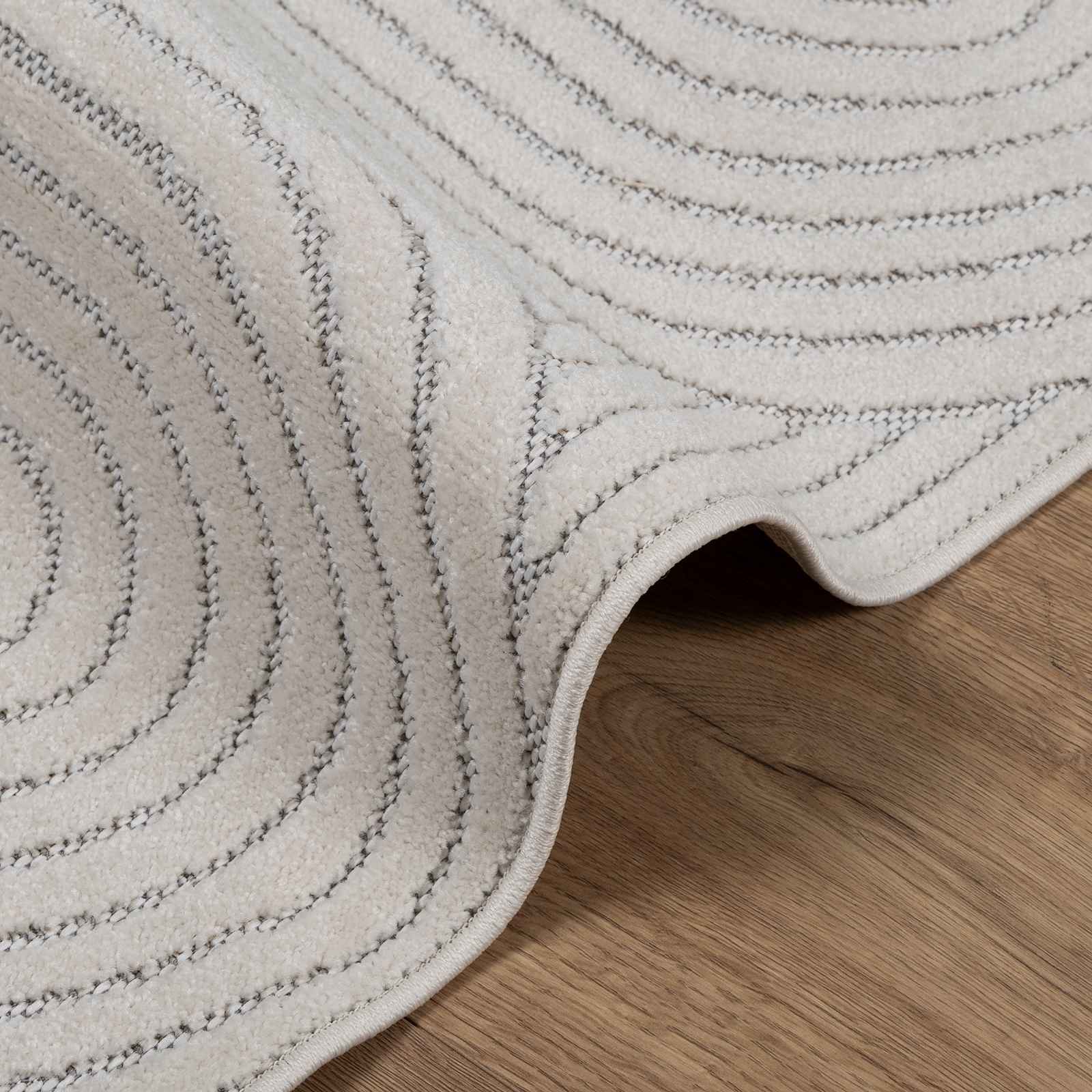 Vloerkleden Vierkant PALMERAS Crème 240 x 240 cm Polyester is nu te koop bij PeponiXL, paradijselijk wonen!