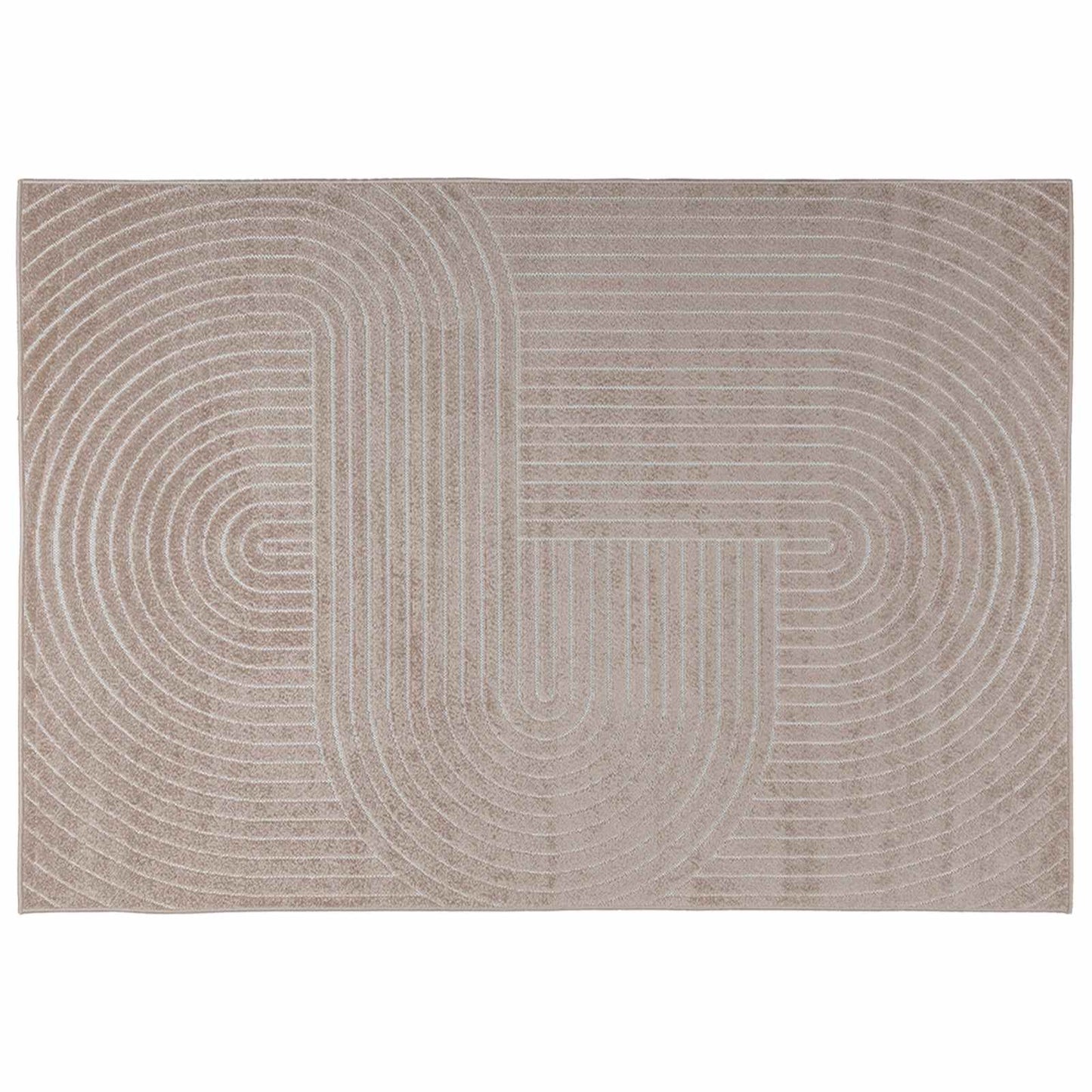 Vloerkleden Rechthoekig PALMERAS Beige 170 x 120 cm Polyester is nu te koop bij PeponiXL, paradijselijk wonen!
