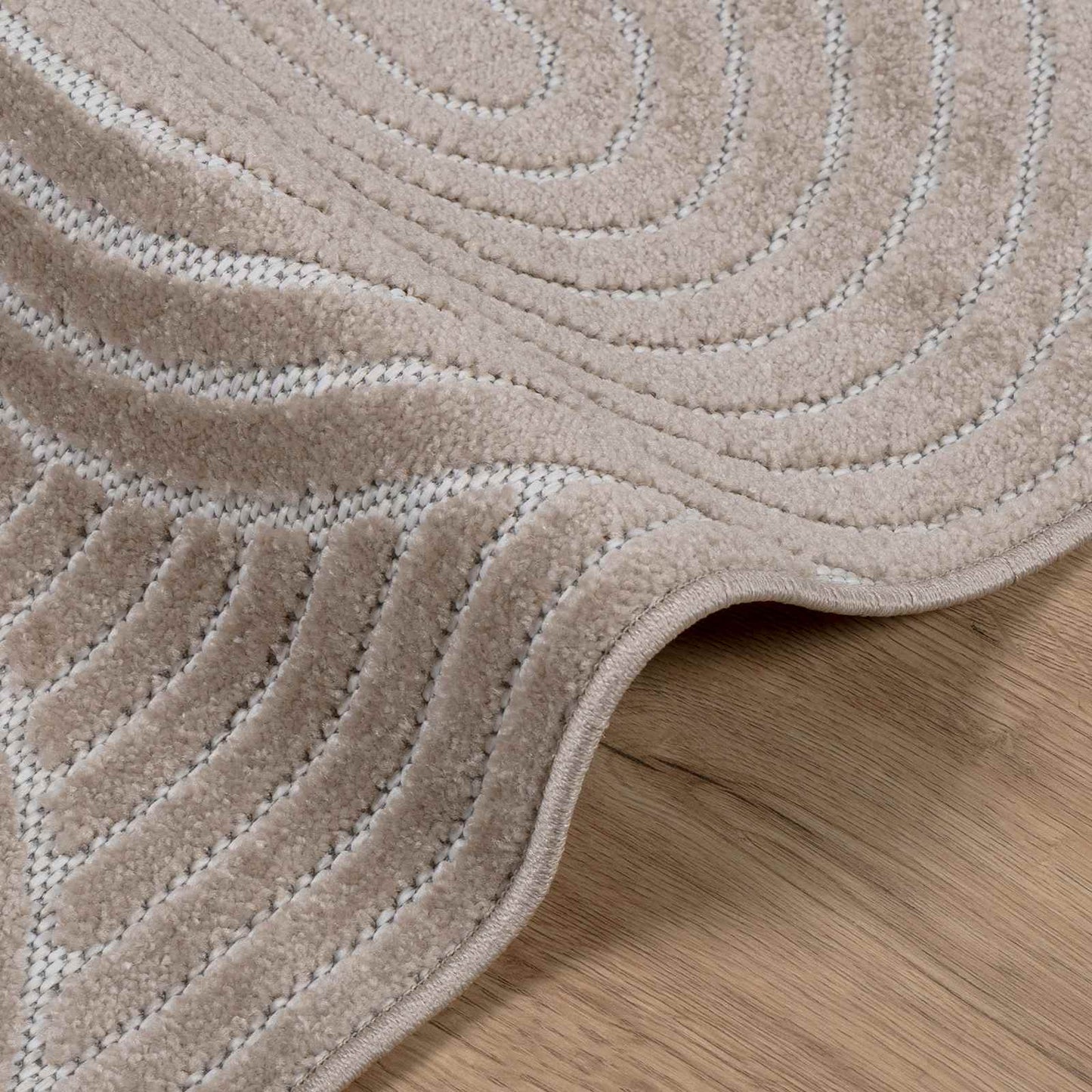 Vloerkleden Rechthoekig PALMERAS Beige 280 x 200 cm Polyester is nu te koop bij PeponiXL, paradijselijk wonen!