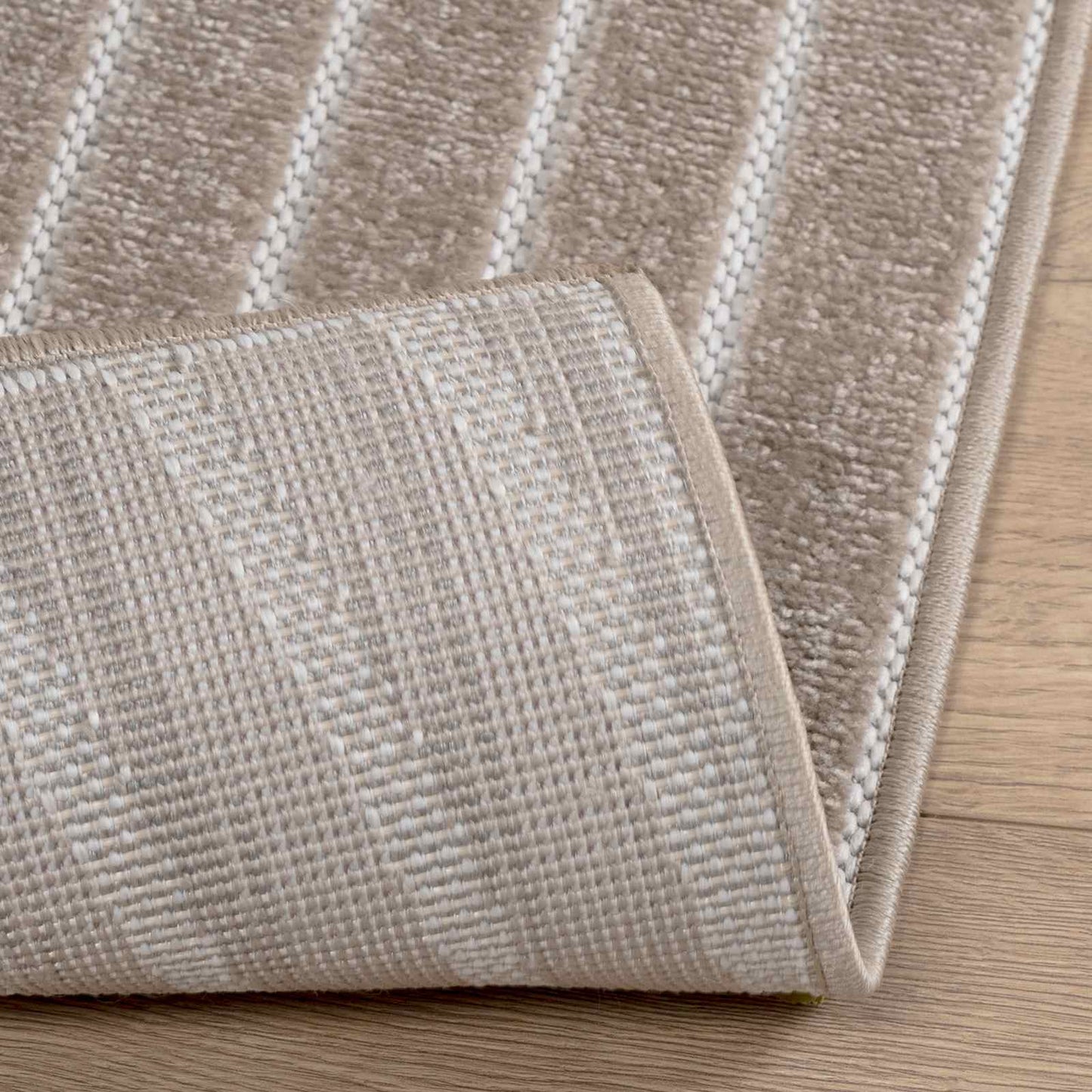 Vloerkleden Vierkant PALMERAS Beige 200 x 200 cm Polyester is nu te koop bij PeponiXL, paradijselijk wonen!