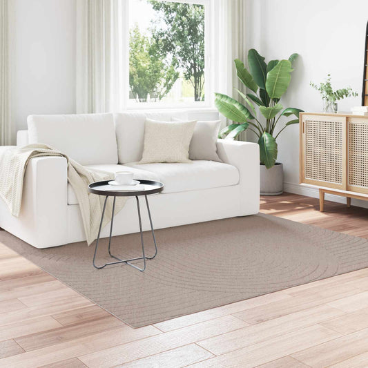 Vloerkleden Vierkant PALMERAS Beige 200 x 200 cm Polyester is nu te koop bij PeponiXL, paradijselijk wonen!