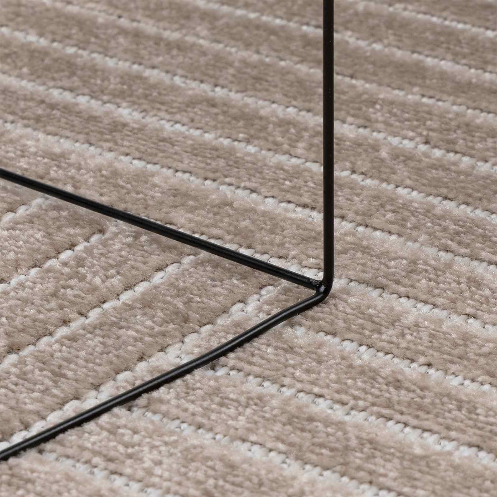 Vloerkleden Vierkant PALMERAS Beige 240 x 240 cm Polyester is nu te koop bij PeponiXL, paradijselijk wonen!
