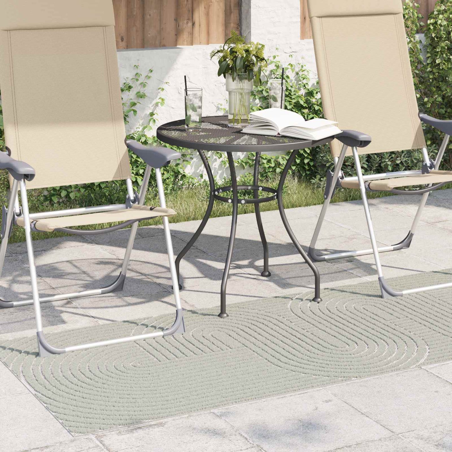 Vloerkleden Rechthoekig PALMERAS Groen 80 x 150 cm Polyester is nu te koop bij PeponiXL, paradijselijk wonen!
