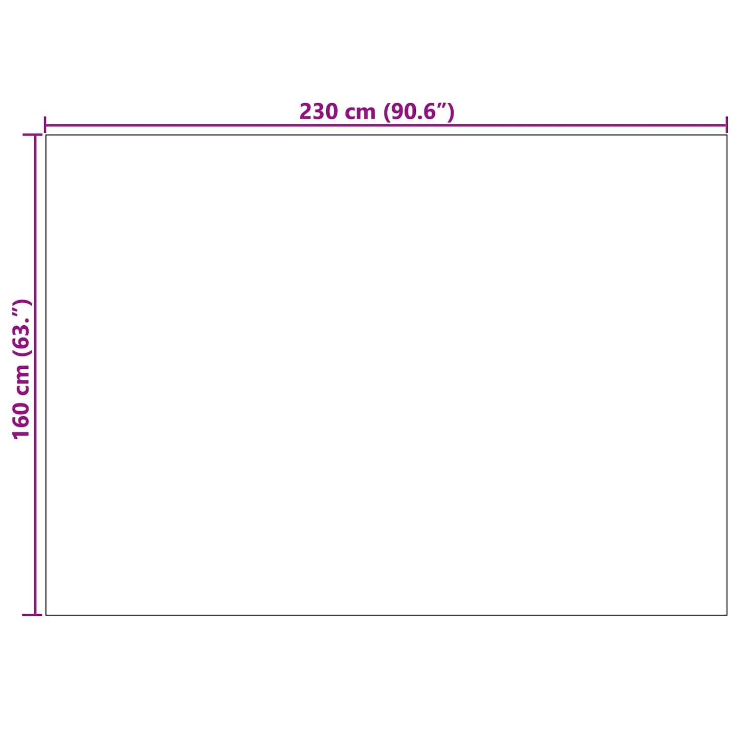 Vloerkleden Rechthoekig PALMERAS Groen 160 x 230 cm Polyester is nu te koop bij PeponiXL, paradijselijk wonen!