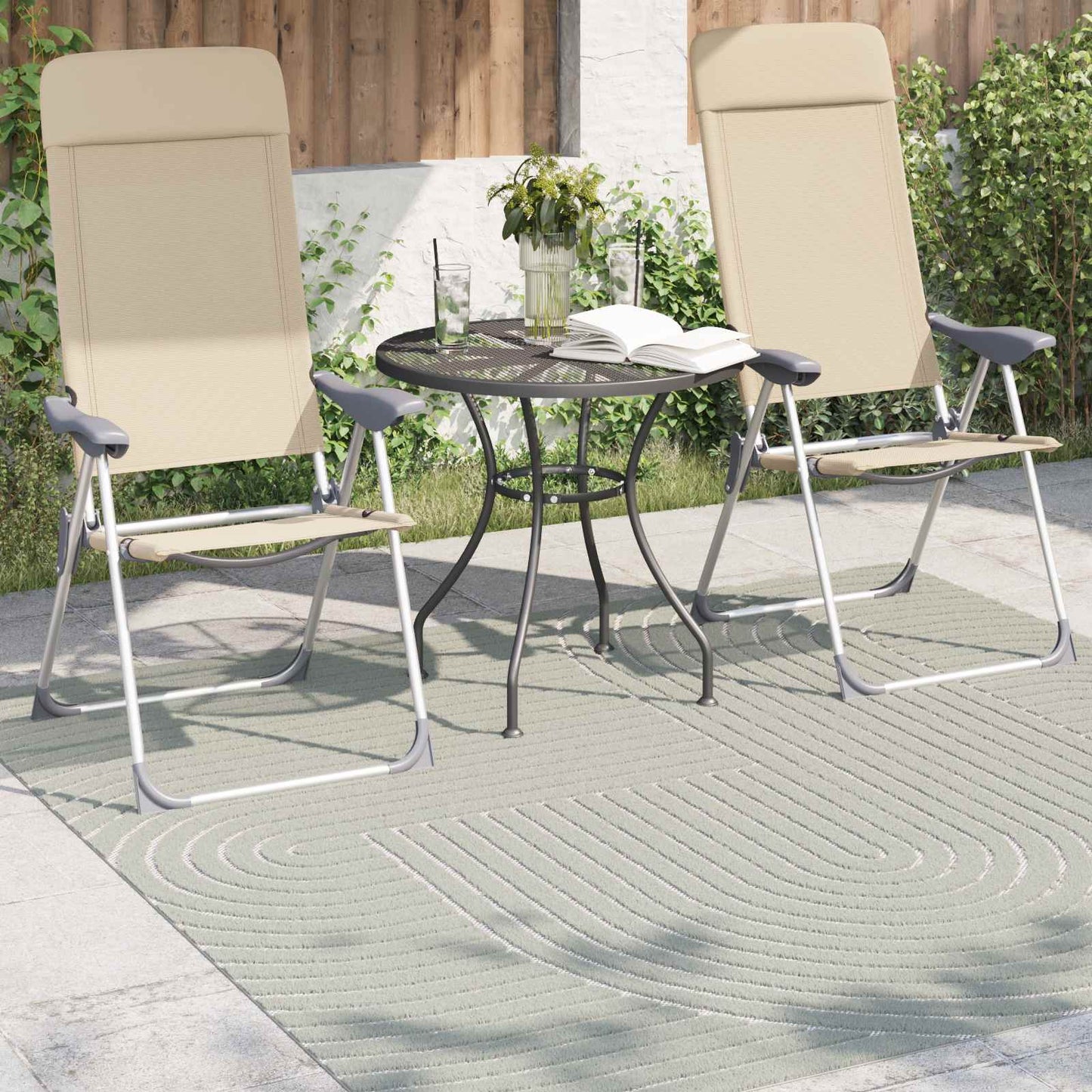 Vloerkleden Vierkant PALMERAS Groen 120 x 120 cm Polyester is nu te koop bij PeponiXL, paradijselijk wonen!