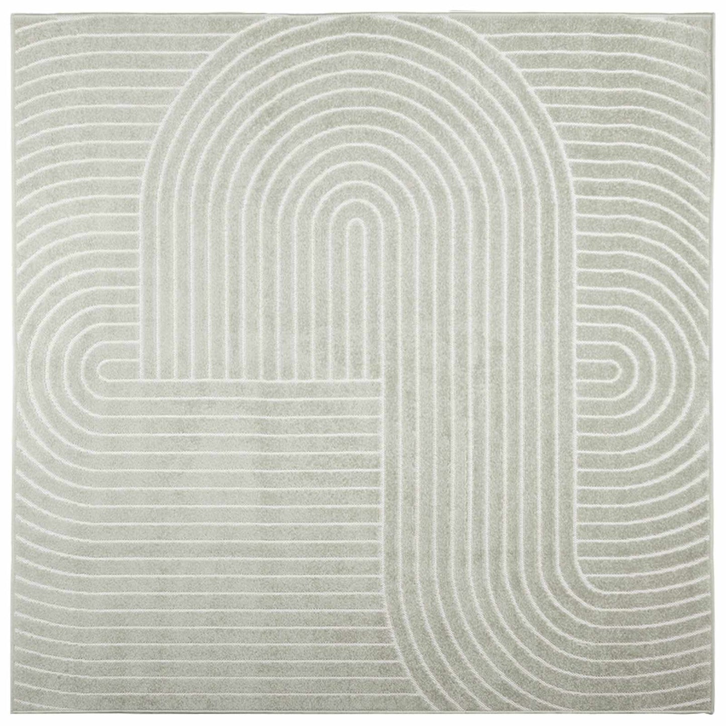 Vloerkleden Vierkant PALMERAS Groen 200 x 200 cm Polyester is nu te koop bij PeponiXL, paradijselijk wonen!