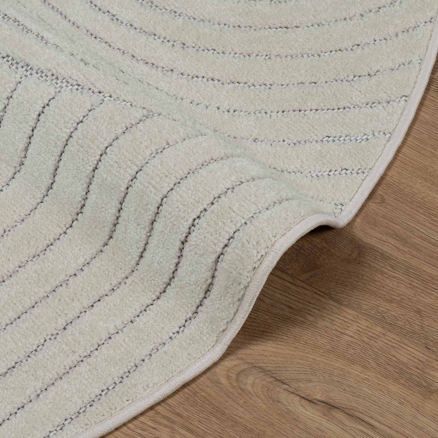 Vloerkleden Rond PALMERAS Groen Ø 160 CM Polyester is nu te koop bij PeponiXL, paradijselijk wonen!