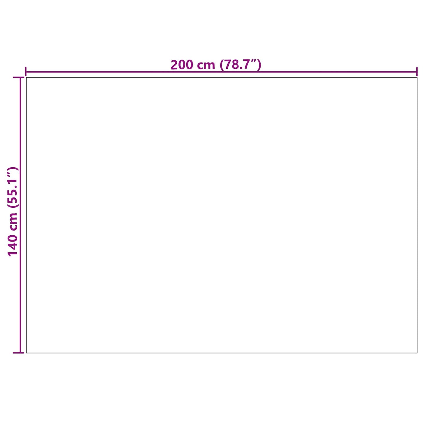 Vloerkleden PALMERAS Antraciet 200 x 140 cm Polyester is nu te koop bij PeponiXL, paradijselijk wonen!