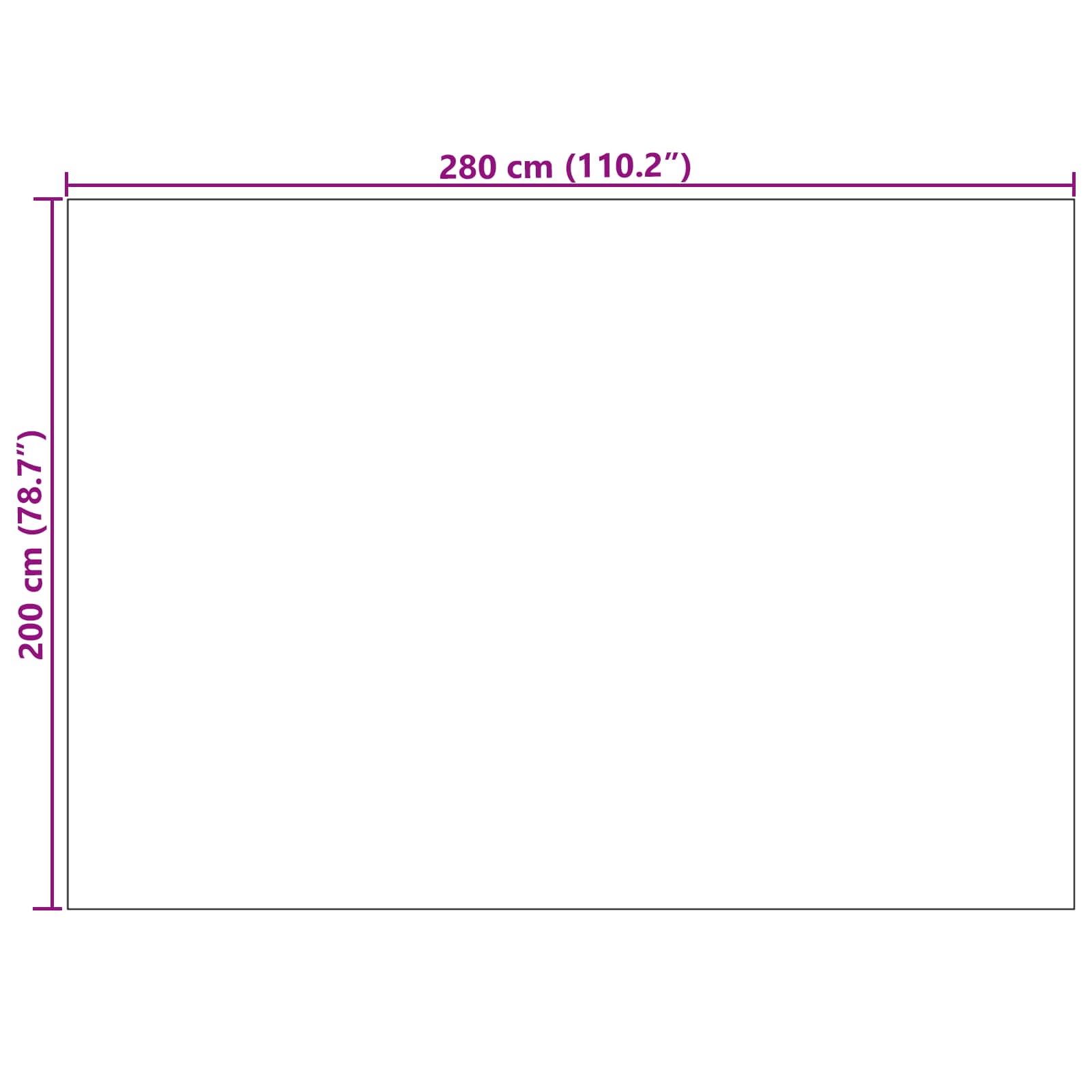 Vloerkleden PALMERAS Antraciet 280 x 200 cm Polyester is nu te koop bij PeponiXL, paradijselijk wonen!