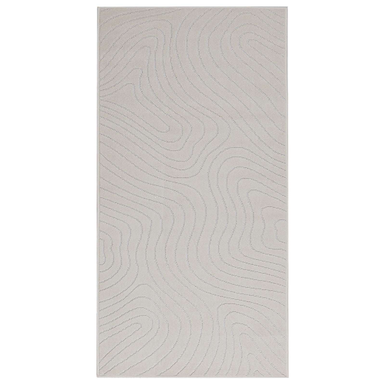 Vloerkleden Rechthoekig PALMERAS Crème 200 x 80 cm Polyester is nu te koop bij PeponiXL, paradijselijk wonen!