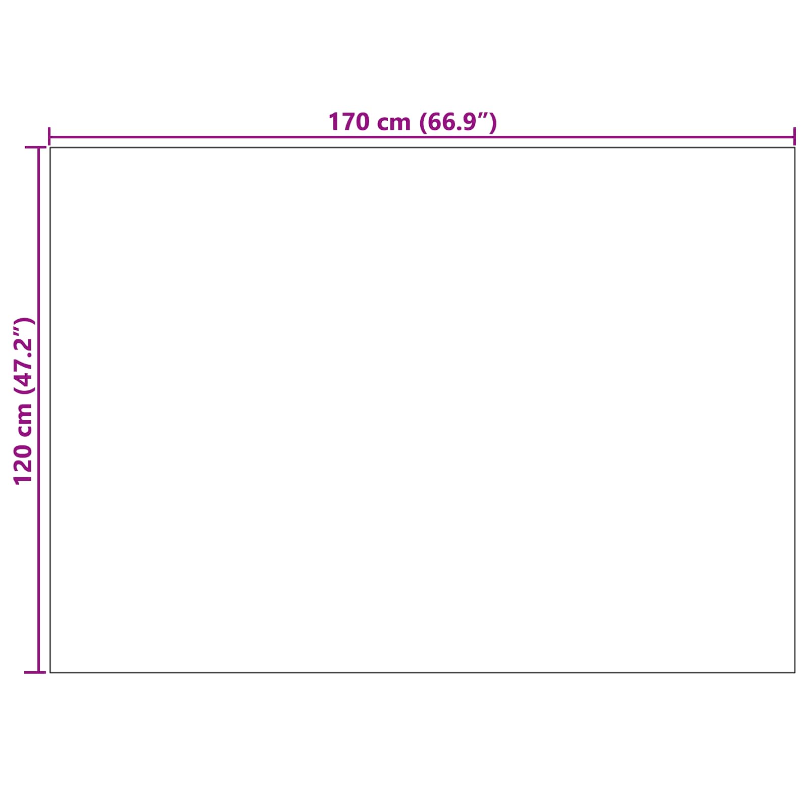 Vloerkleden Rechthoekig PALMERAS Crème 170 x 120 cm Polyester is nu te koop bij PeponiXL, paradijselijk wonen!