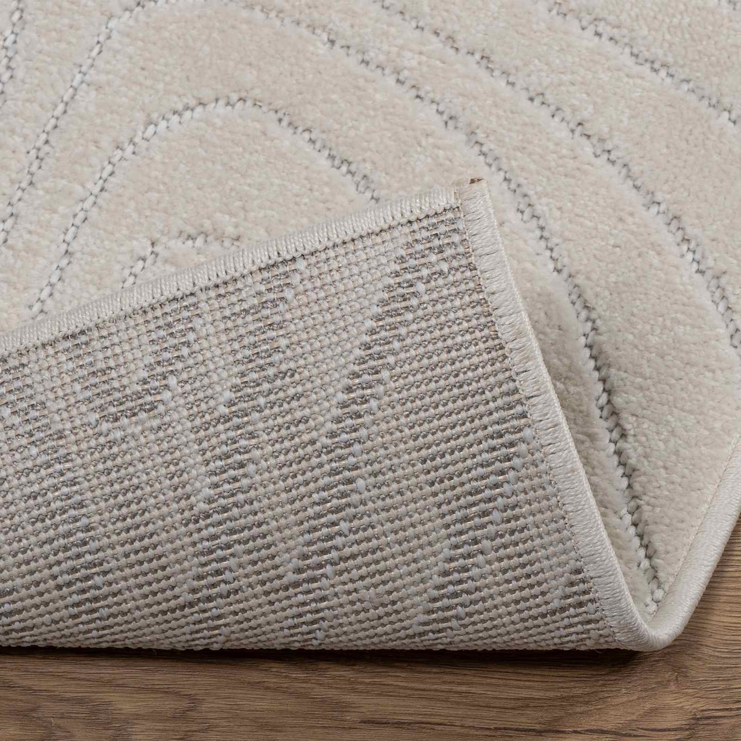 Vloerkleden Rechthoekig PALMERAS Crème 200 x 140 cm Polyester is nu te koop bij PeponiXL, paradijselijk wonen!