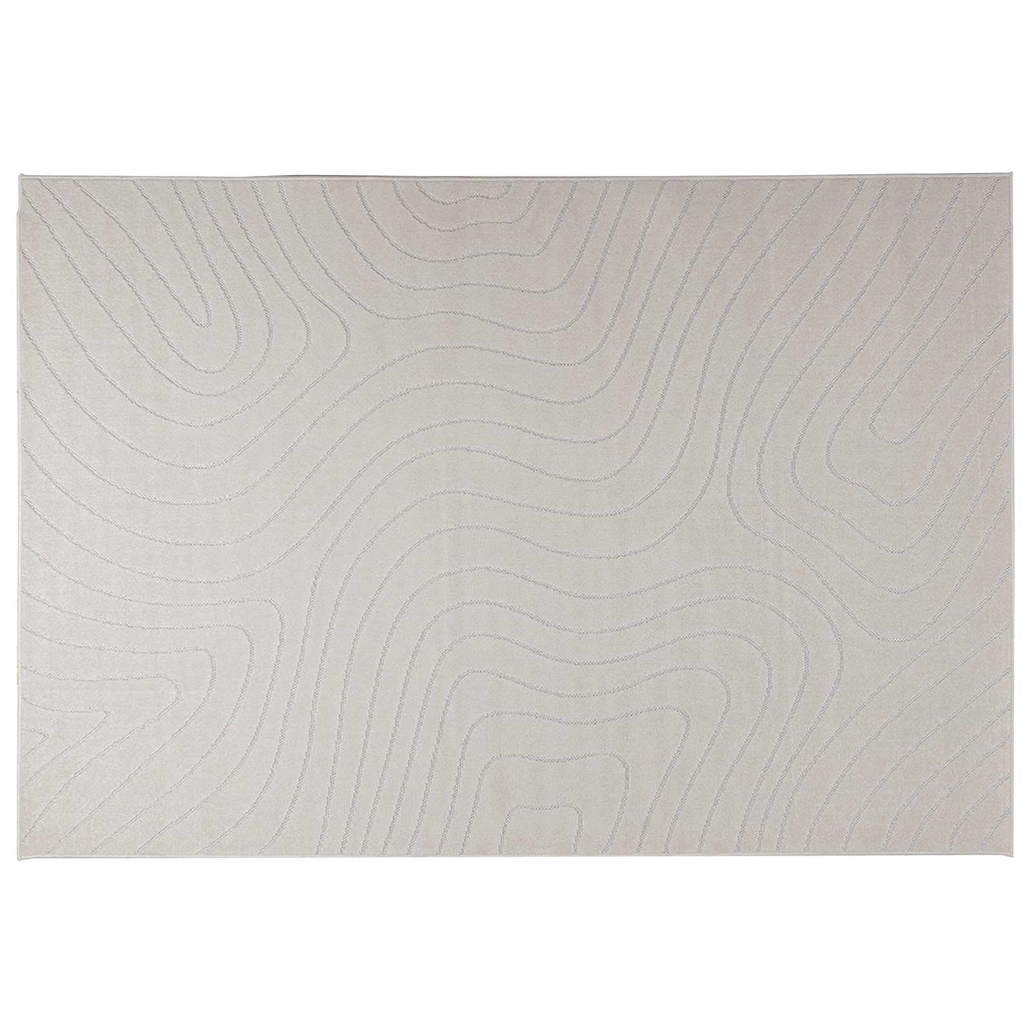 Vloerkleden Rechthoekig PALMERAS Crème 230 x 160 cm Polyester is nu te koop bij PeponiXL, paradijselijk wonen!