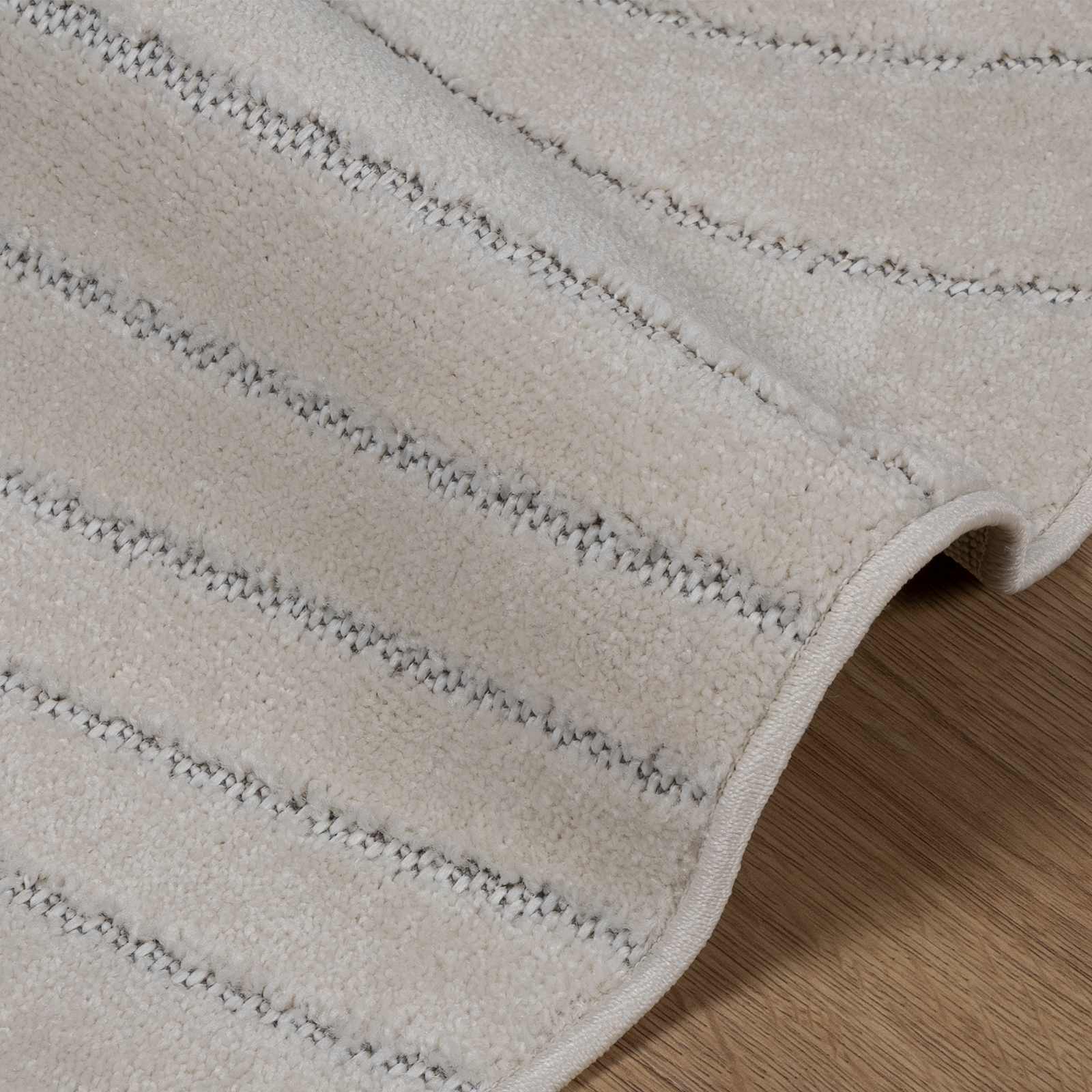 Vloerkleden Rond PALMERAS Crème Ø 160 CM Polyester is nu te koop bij PeponiXL, paradijselijk wonen!