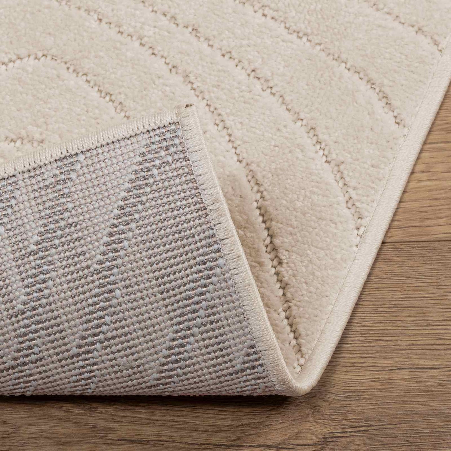 Vloerkleden Rechthoekig PALMERAS Beige 160 x 230 cm Polyester is nu te koop bij PeponiXL, paradijselijk wonen!