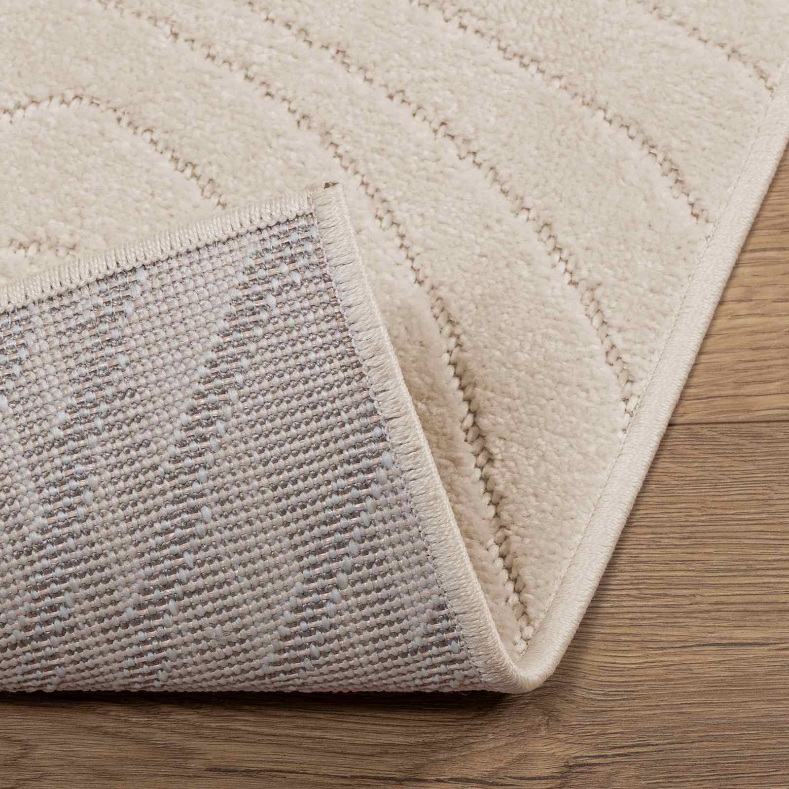 Vloerkleden Rechthoekig PALMERAS Beige 160 x 230 cm Polyester is nu te koop bij PeponiXL, paradijselijk wonen!