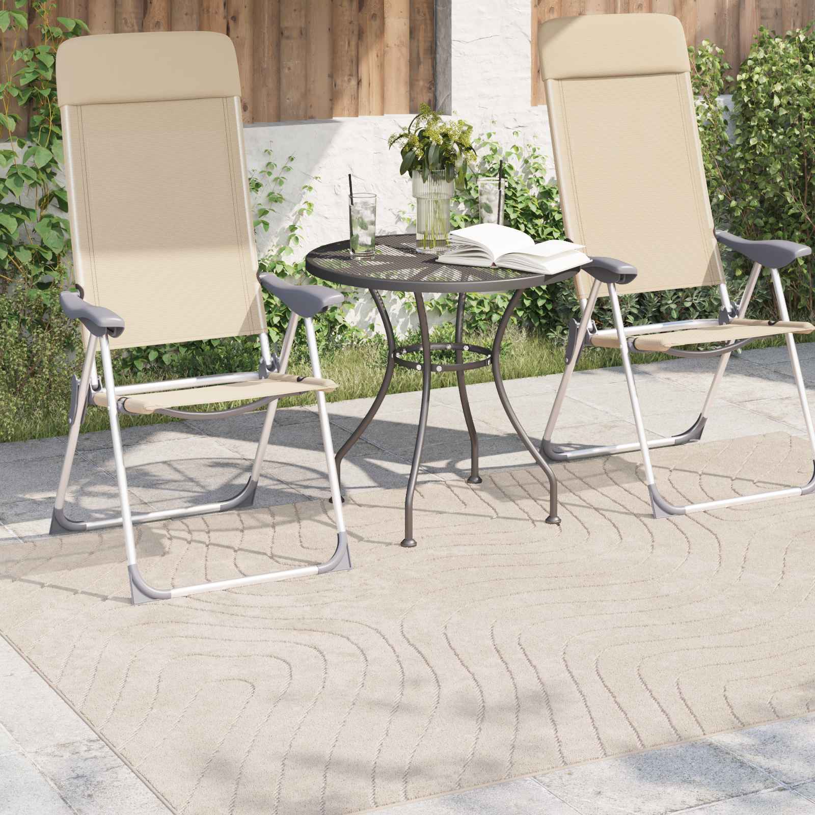 Vloerkleden Rechthoekig PALMERAS Beige 160 x 230 cm Polyester is nu te koop bij PeponiXL, paradijselijk wonen!