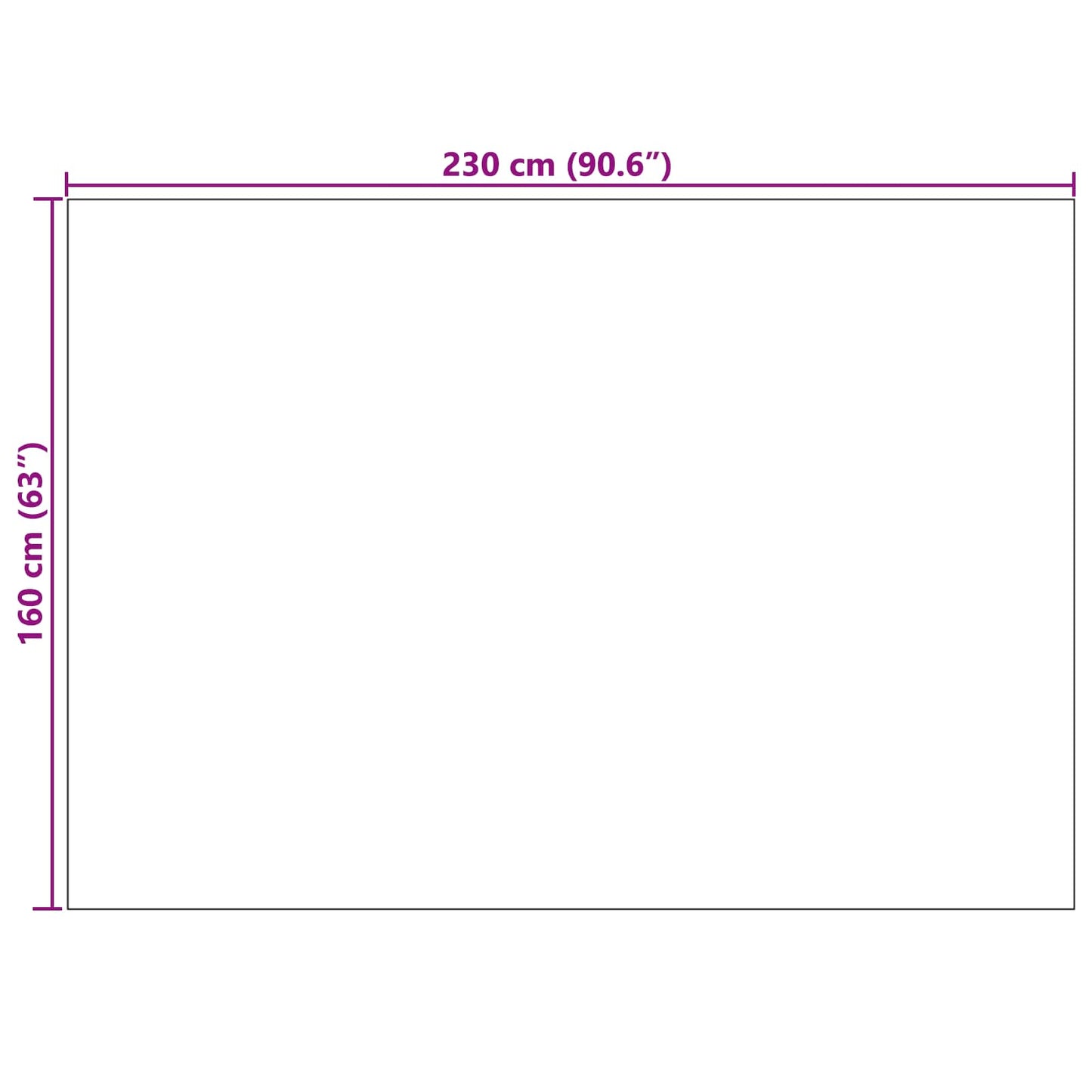 Vloerkleden Rechthoekig PALMERAS Beige 160 x 230 cm Polyester is nu te koop bij PeponiXL, paradijselijk wonen!
