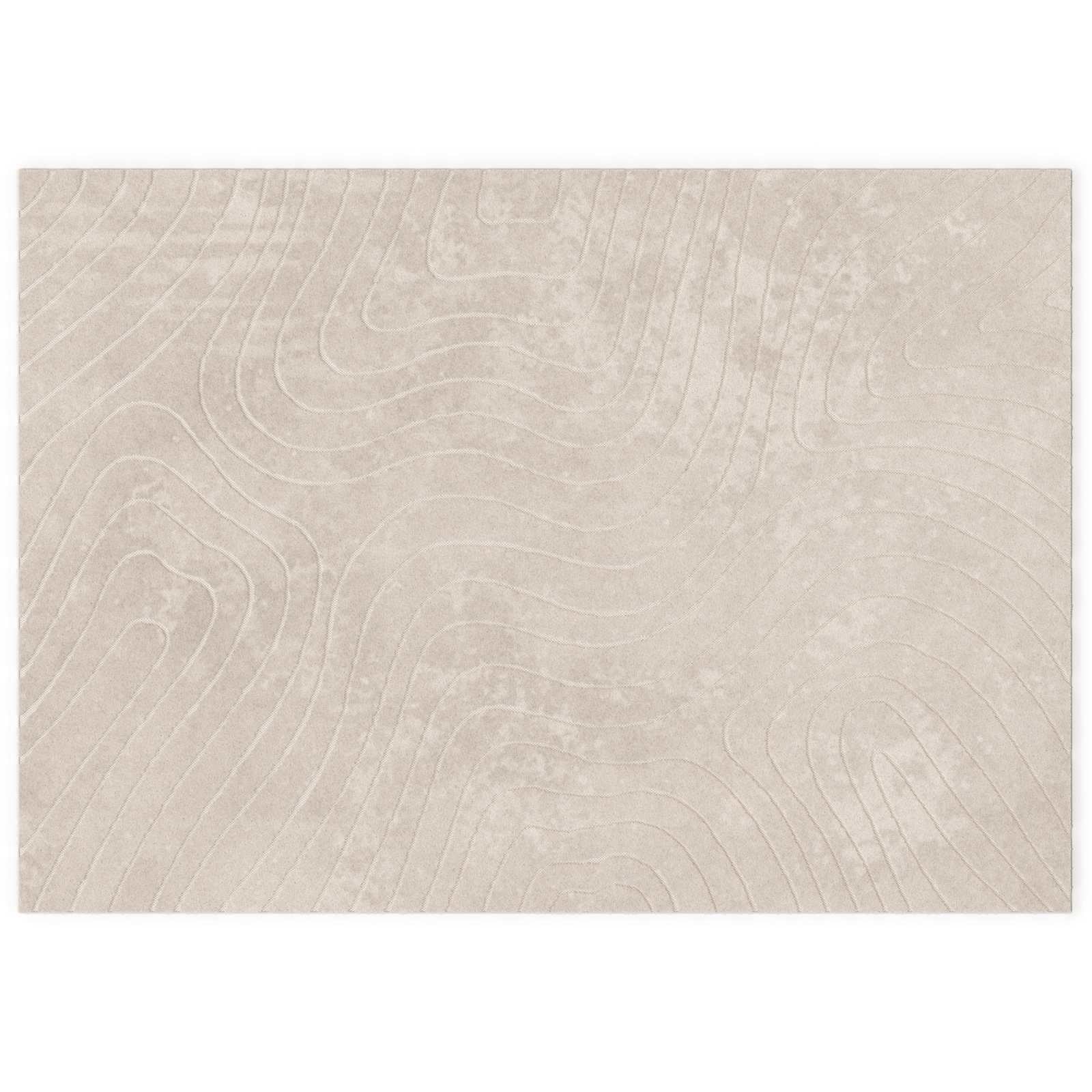 Vloerkleden Rechthoekig PALMERAS Beige 200 x 280 cm Polyester is nu te koop bij PeponiXL, paradijselijk wonen!