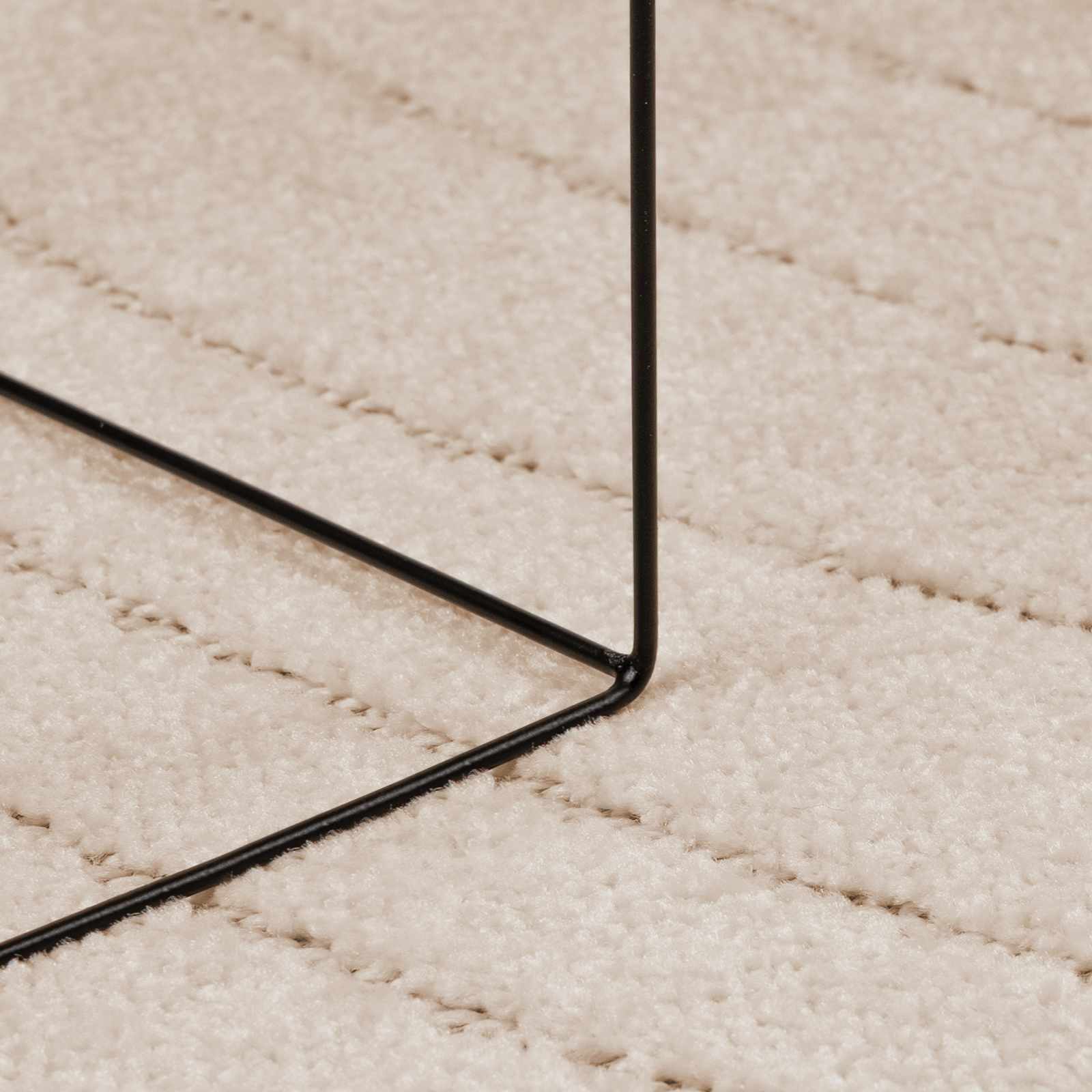 Vloerkleden Vierkant PALMERAS Beige 120 x 120 cm Polyester is nu te koop bij PeponiXL, paradijselijk wonen!