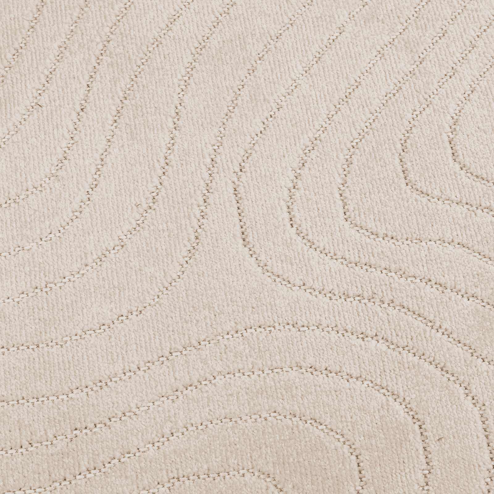 Vloerkleden Rond PALMERAS Beige Ø 120 CM Polyester is nu te koop bij PeponiXL, paradijselijk wonen!