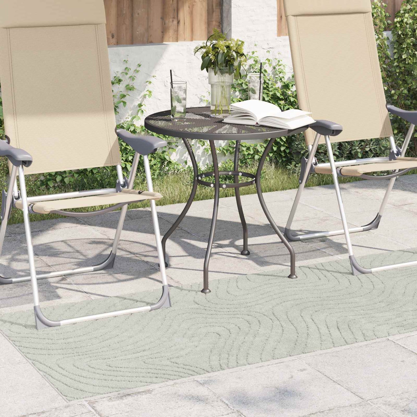 Vloerkleden Rechthoekig PALMERAS Groen 80 x 200 cm Polyester is nu te koop bij PeponiXL, paradijselijk wonen!