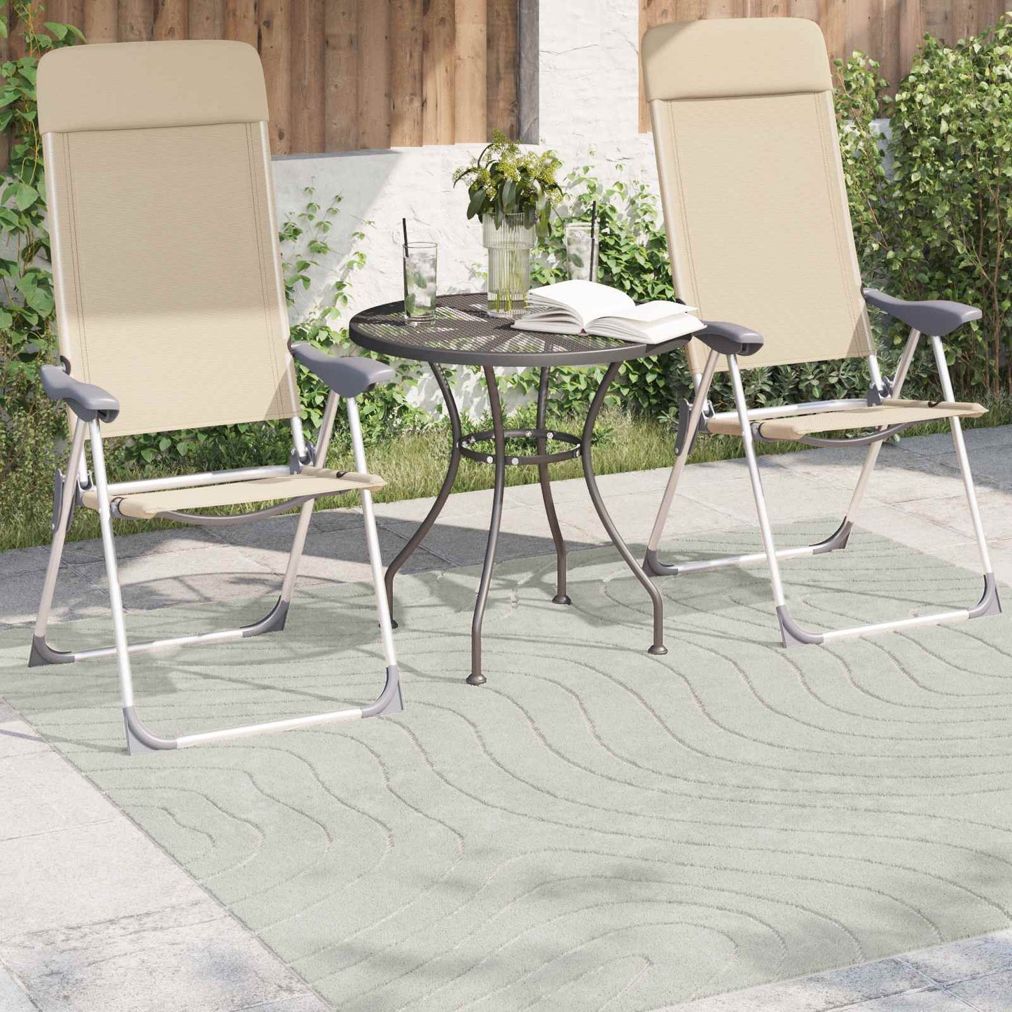 Vloerkleden Vierkant PALMERAS Groen 120 x 120 cm Polyester is nu te koop bij PeponiXL, paradijselijk wonen!