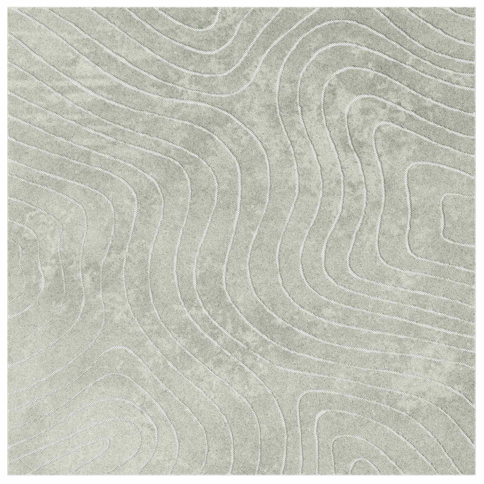 Vloerkleden Vierkant PALMERAS Groen 240 x 240 cm Polyester is nu te koop bij PeponiXL, paradijselijk wonen!