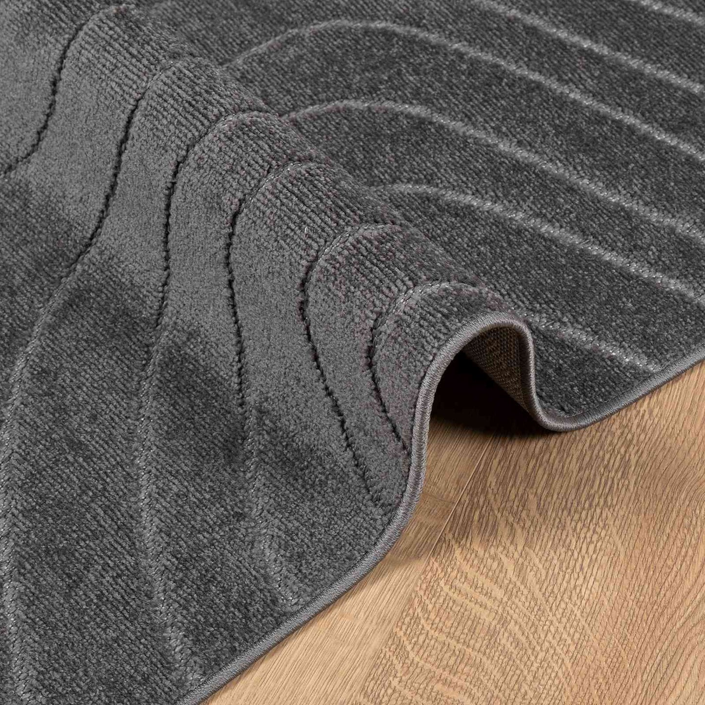 Vloerkleden PALMERAS Antraciet 340 x 240 cm Polyester is nu te koop bij PeponiXL, paradijselijk wonen!