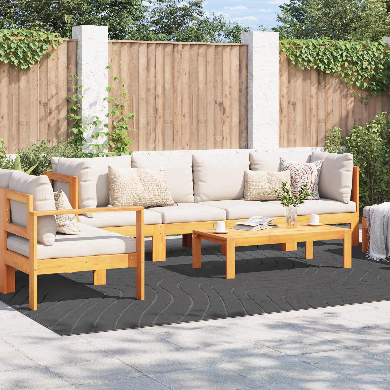 Vloerkleden PALMERAS Antraciet 340 x 240 cm Polyester is nu te koop bij PeponiXL, paradijselijk wonen!