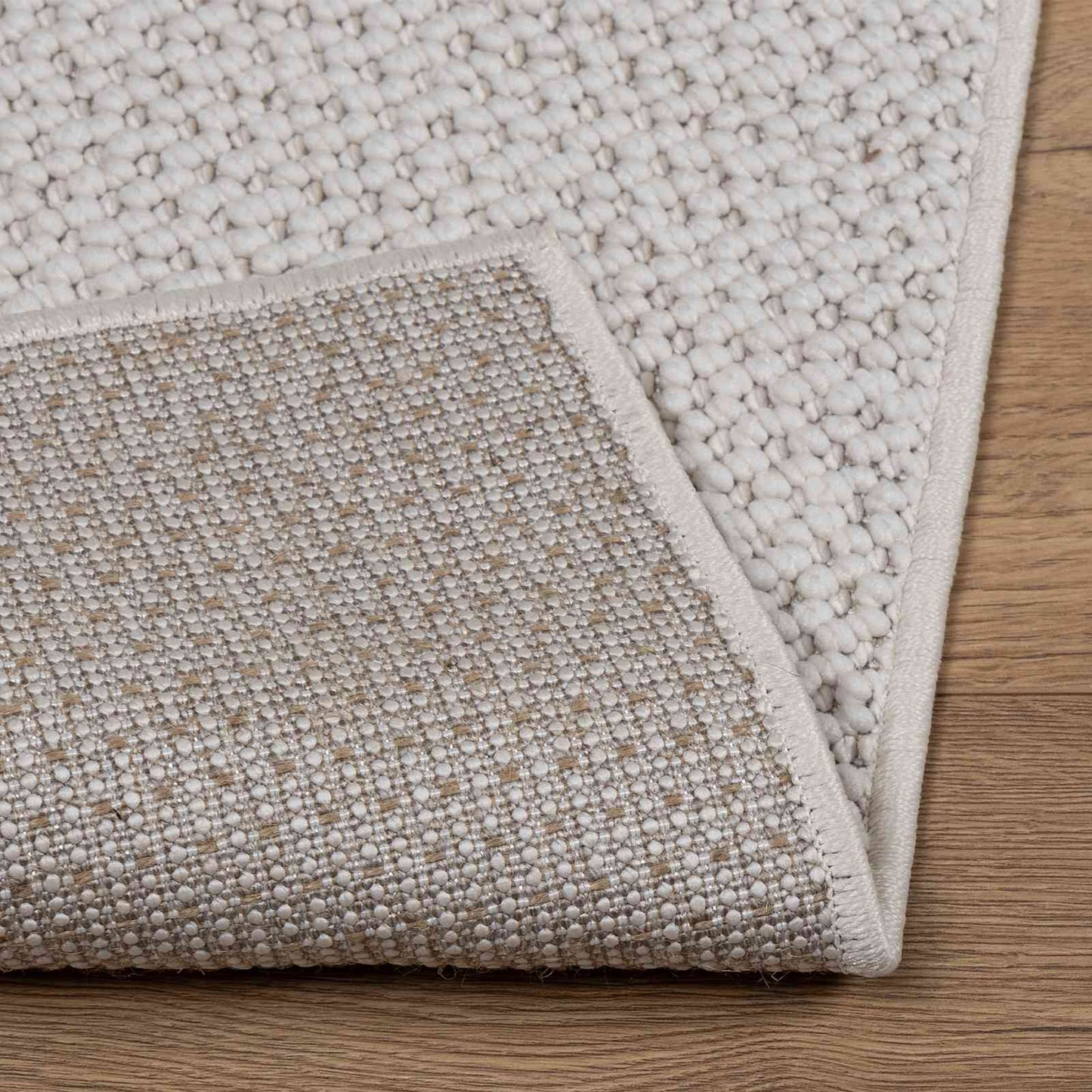 Vloerkleden Rechthoekig LUGO Crème 150 x 80 cm Polyester is nu te koop bij PeponiXL, paradijselijk wonen!