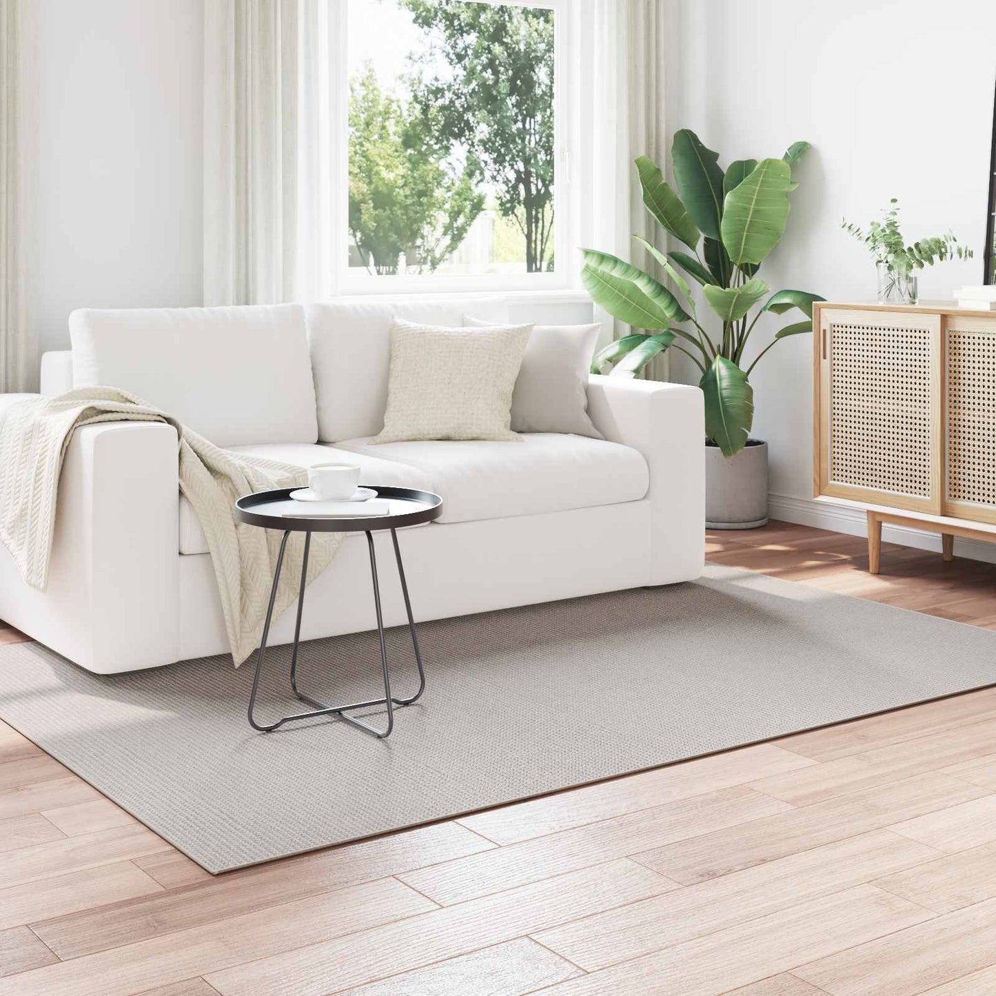 Vloerkleden Rechthoekig LUGO Crème 170 x 120 cm Polyester is nu te koop bij PeponiXL, paradijselijk wonen!