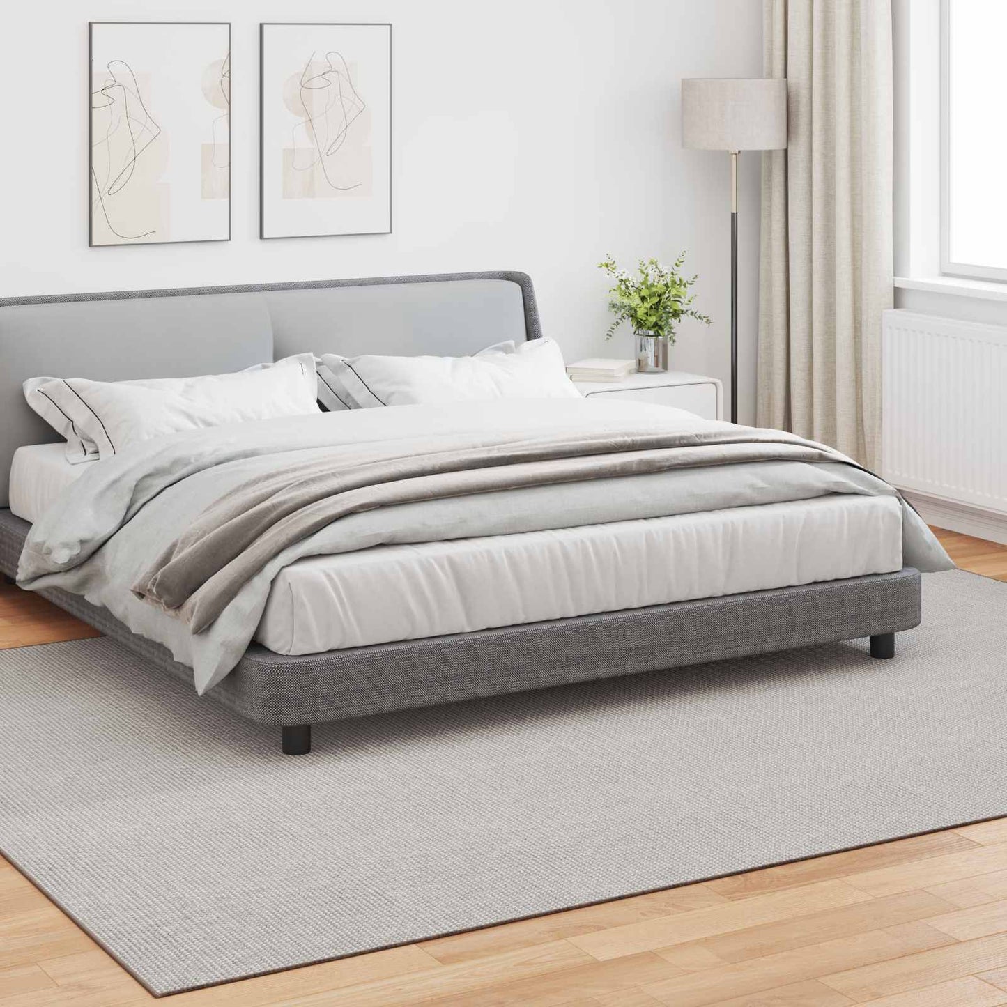 Vloerkleden Rechthoekig LUGO Crème 280 x 200 cm Polyester is nu te koop bij PeponiXL, paradijselijk wonen!