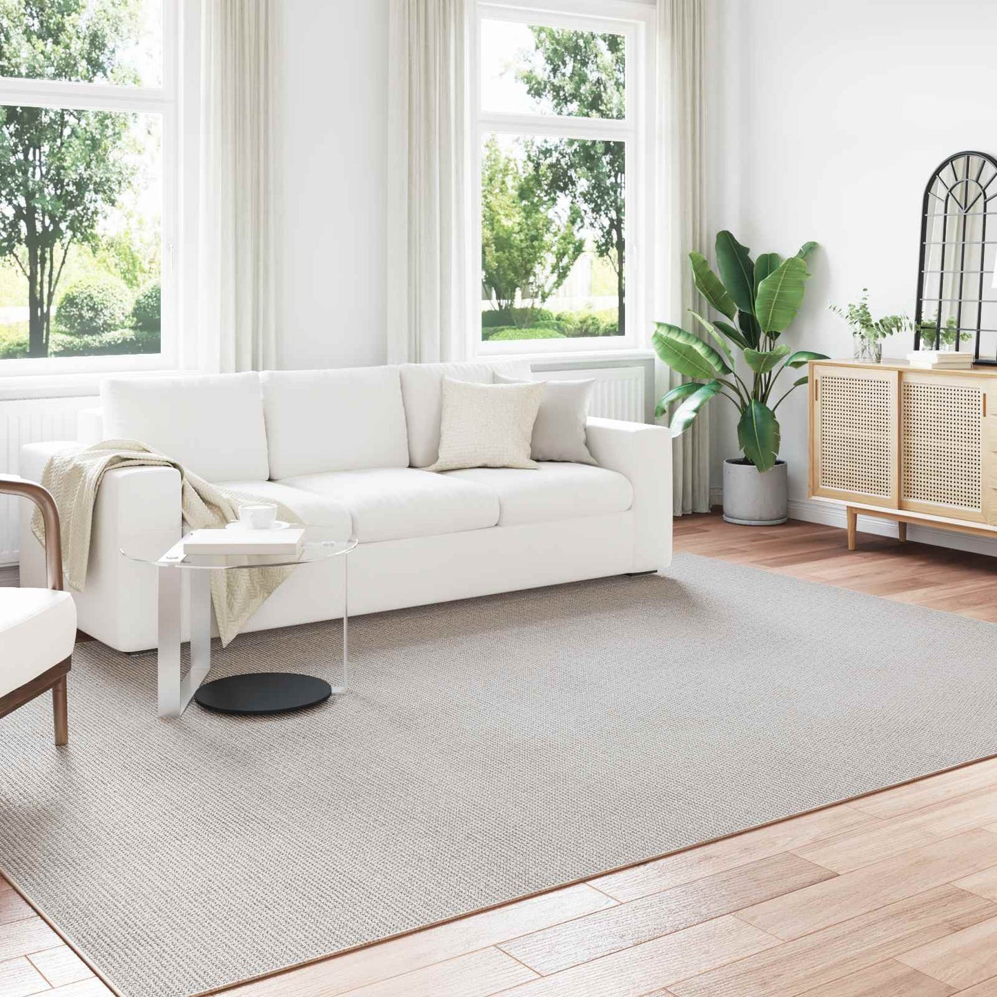 Vloerkleden Rechthoekig LUGO Crème 340 x 240 cm Polyester is nu te koop bij PeponiXL, paradijselijk wonen!