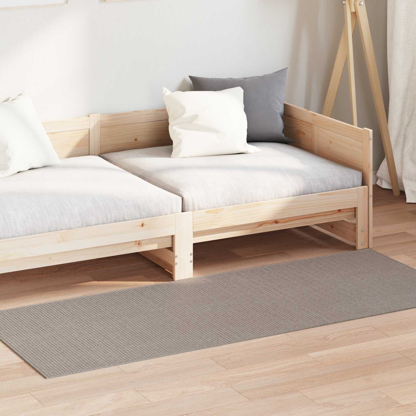 Vloerkleden Rechthoekig LUGO Taupe 80 x 150 cm Polyester is nu te koop bij PeponiXL, paradijselijk wonen!