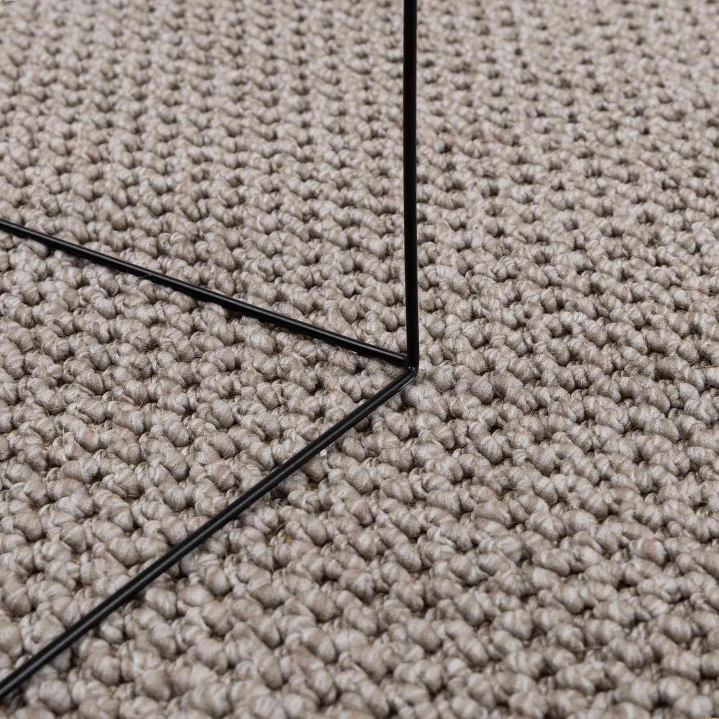 Vloerkleden Rechthoekig LUGO Taupe 120 x 170 cm Polyester is nu te koop bij PeponiXL, paradijselijk wonen!