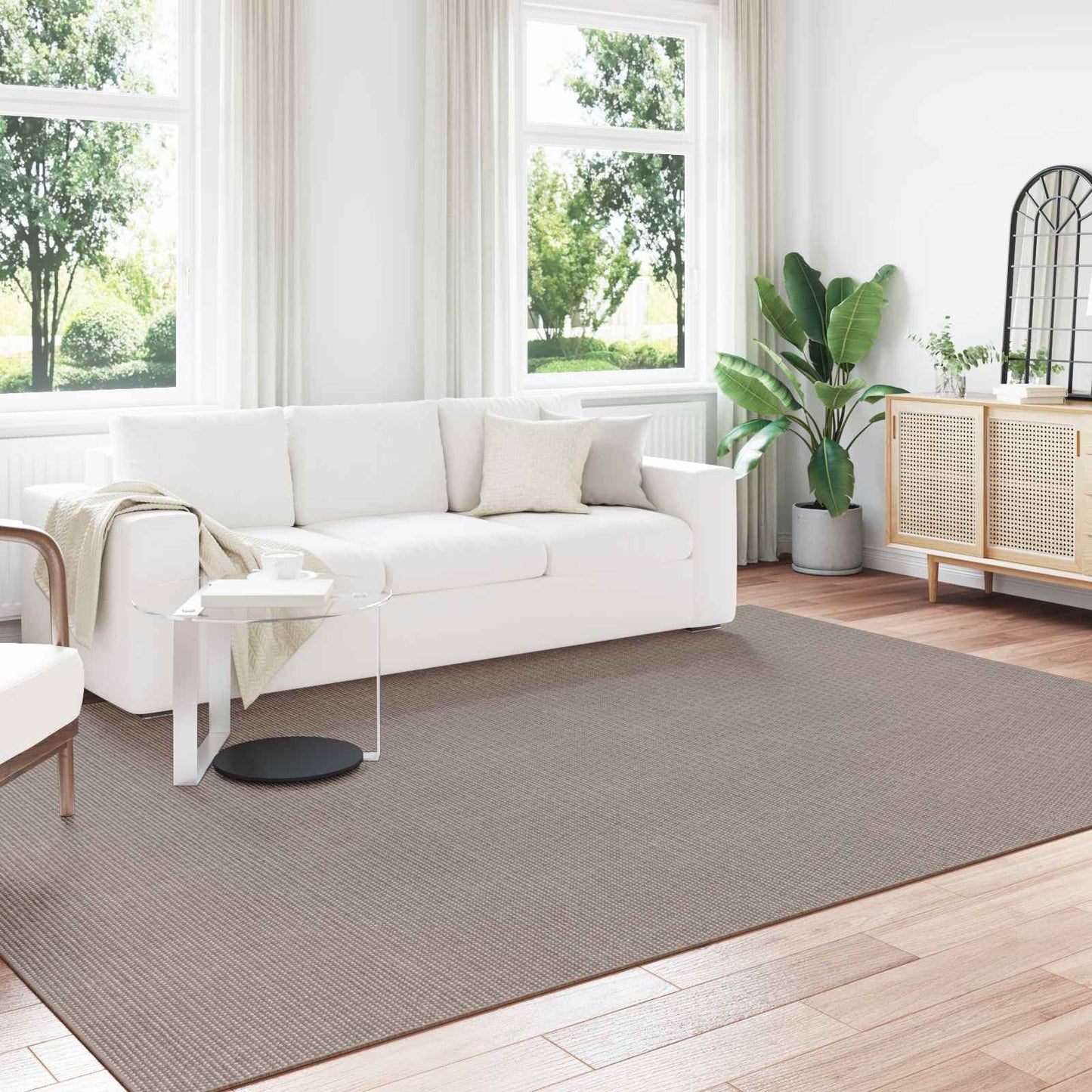 Vloerkleden Rechthoekig LUGO Taupe 240 x 340 cm Polyester is nu te koop bij PeponiXL, paradijselijk wonen!