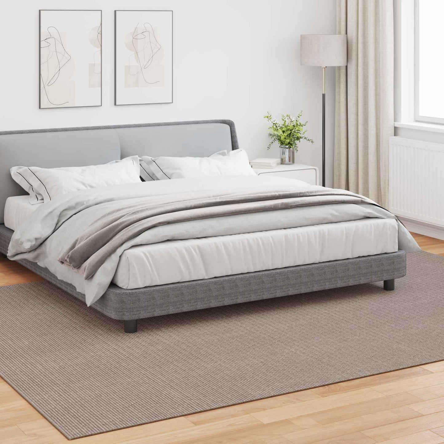 Vloerkleden Rechthoekig LUGO Taupe 240 x 340 cm Polyester is nu te koop bij PeponiXL, paradijselijk wonen!