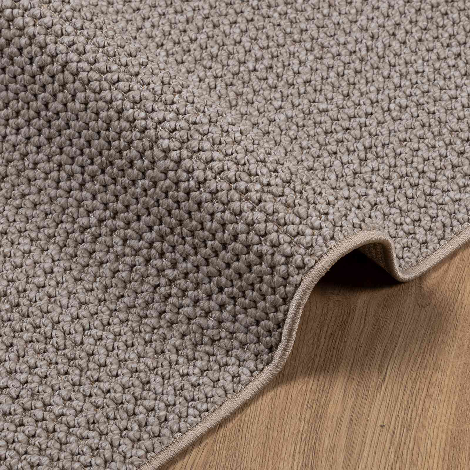 Vloerkleden Vierkant LUGO Taupe 240 x 240 cm Polyester is nu te koop bij PeponiXL, paradijselijk wonen!