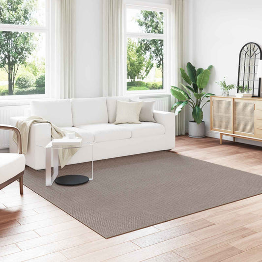 Vloerkleden Vierkant LUGO Taupe 240 x 240 cm Polyester is nu te koop bij PeponiXL, paradijselijk wonen!