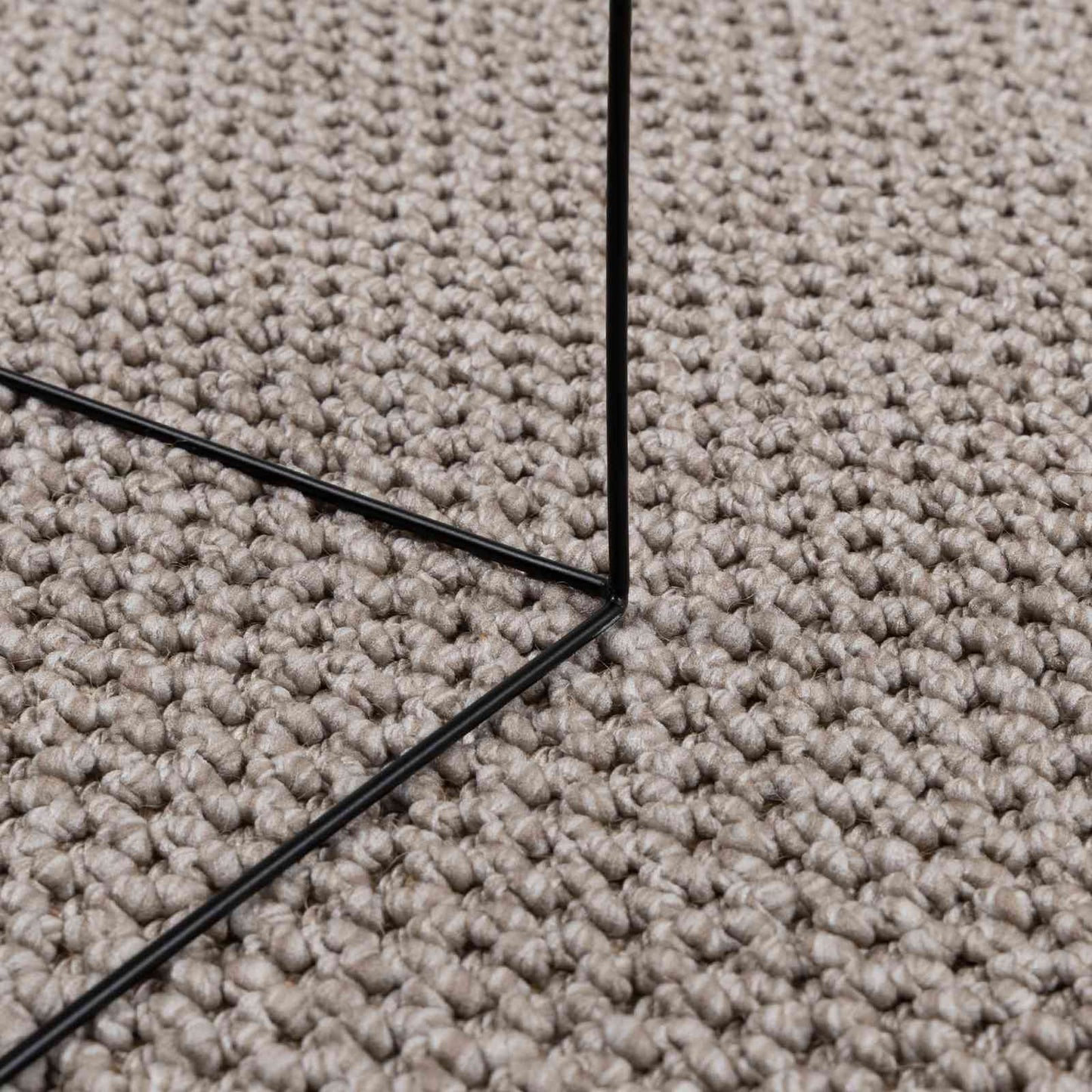 Vloerkleden Rond LUGO Taupe Ø 160 CM Polyester is nu te koop bij PeponiXL, paradijselijk wonen!