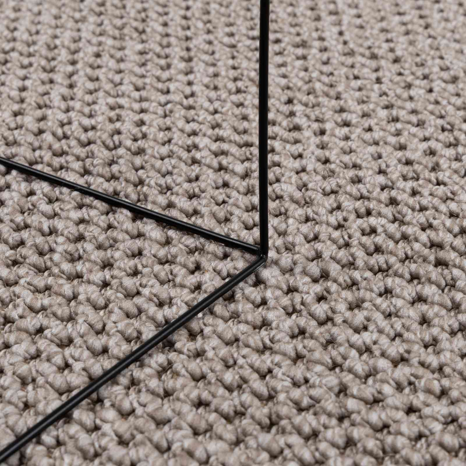 Vloerkleden Rond LUGO Taupe Ø 160 CM Polyester is nu te koop bij PeponiXL, paradijselijk wonen!