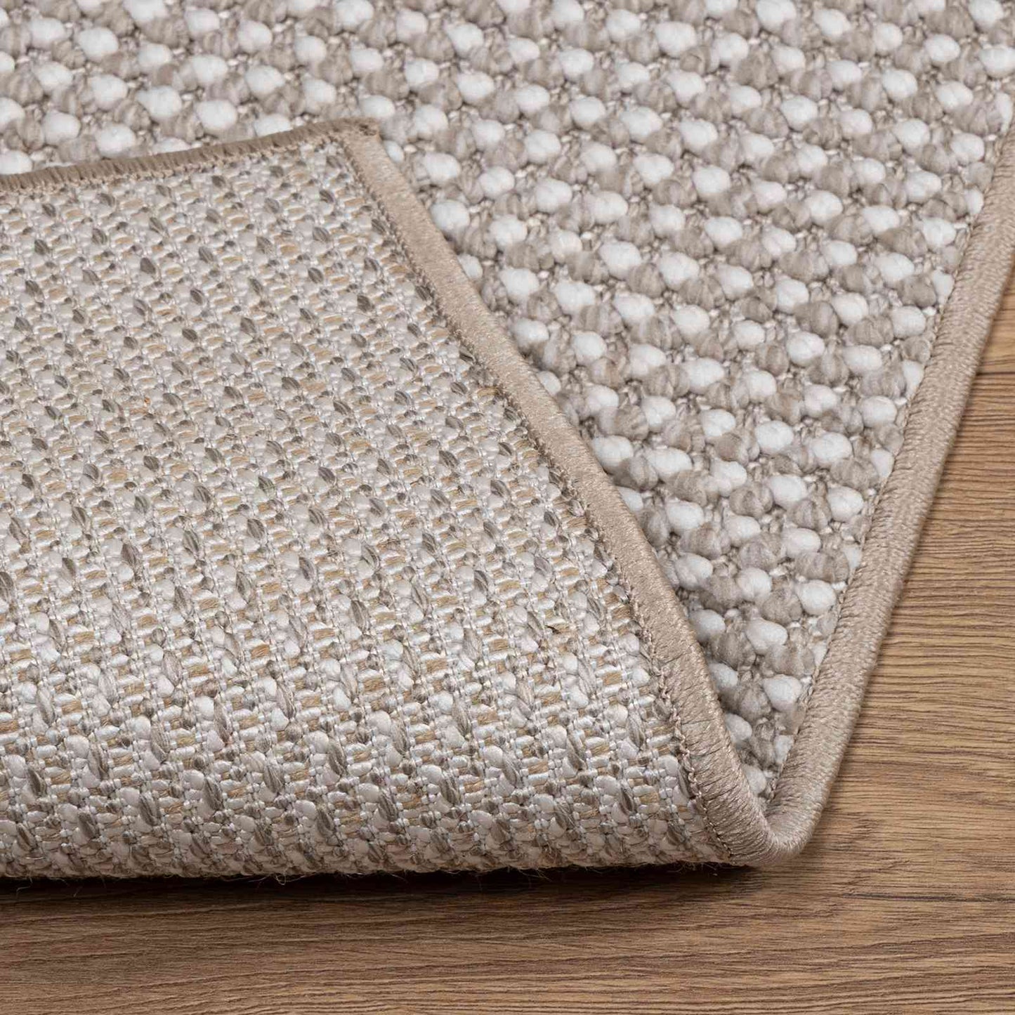 Vloerkleden LUGO Crème en Taupe 170 x 120 cm Polyester is nu te koop bij PeponiXL, paradijselijk wonen!
